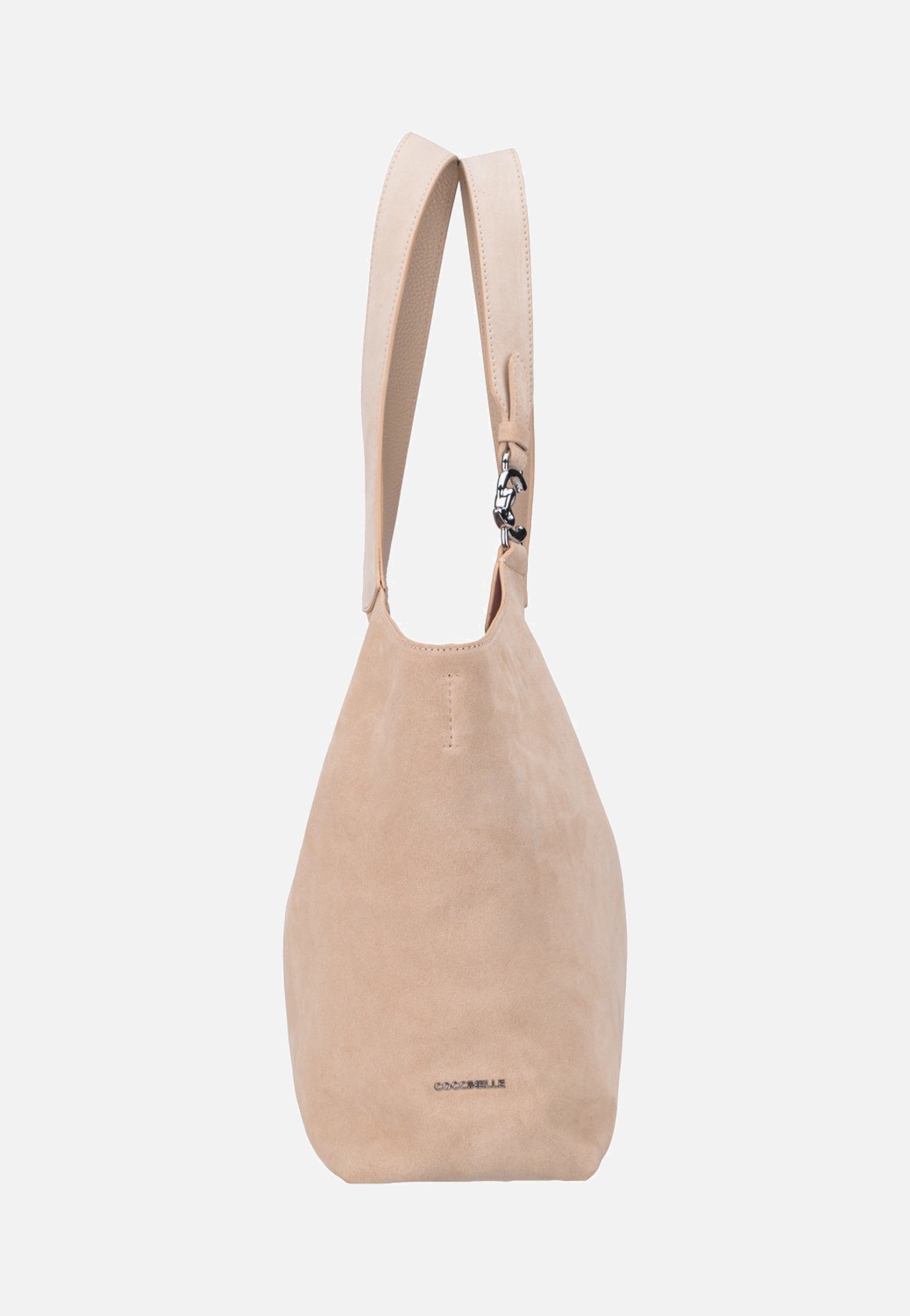 Coccinelle C-Easy Suede 1102 Sandshell/Sandshell Shopper