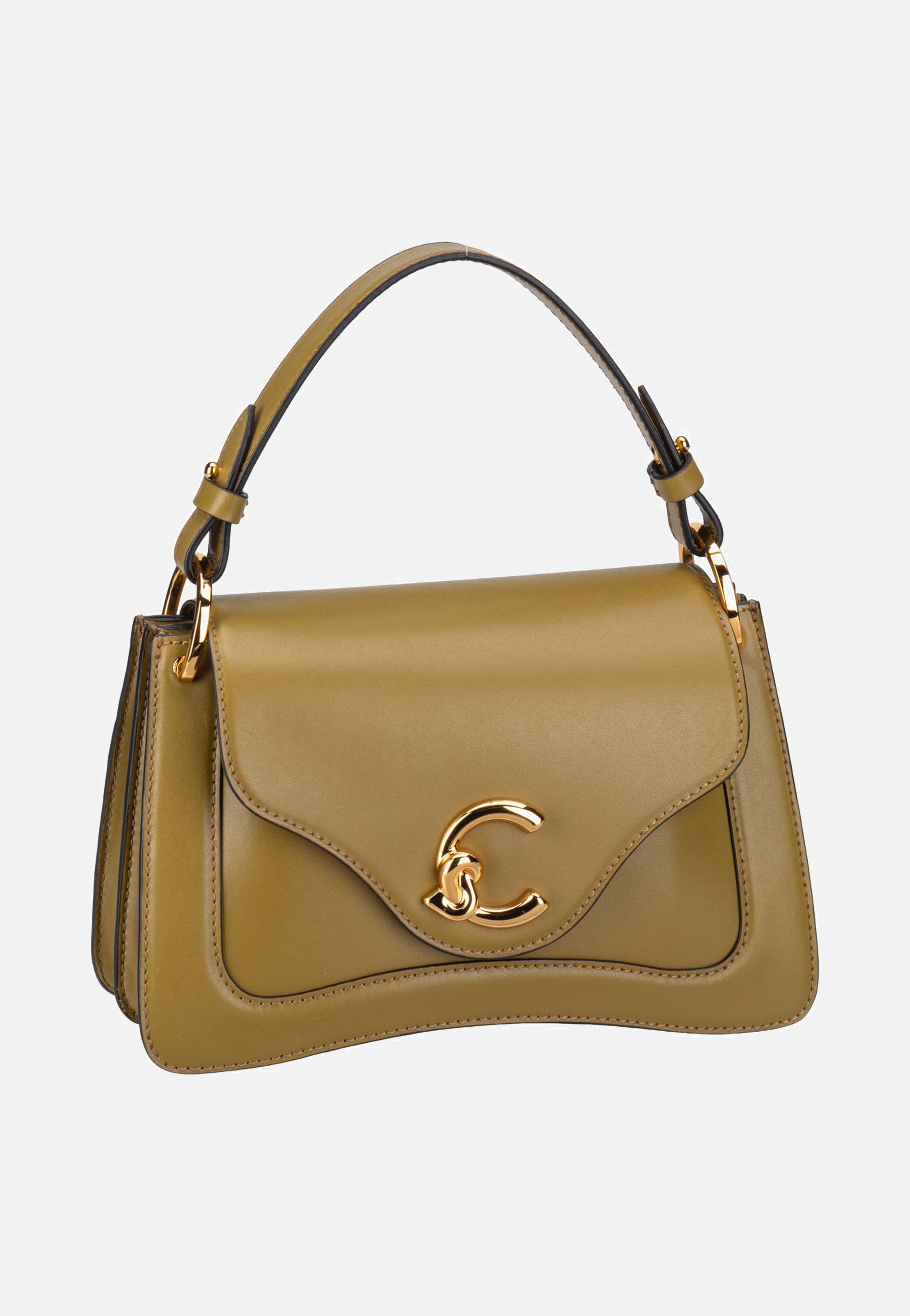Coccinelle C-Me Calf 1802 Seagrass Handle Bag