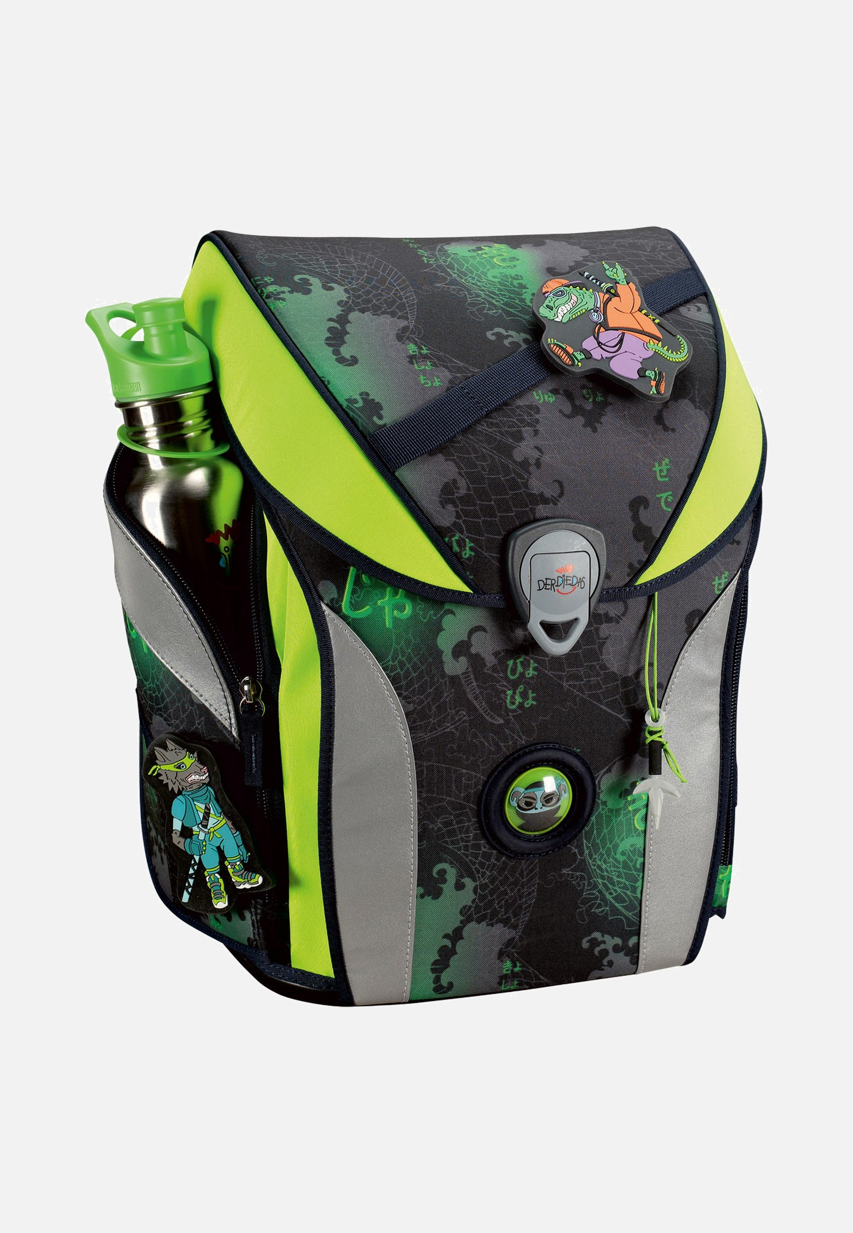 DerDieDas ErgoFlex MAX Set 1 Funny Fighter School Rucksack