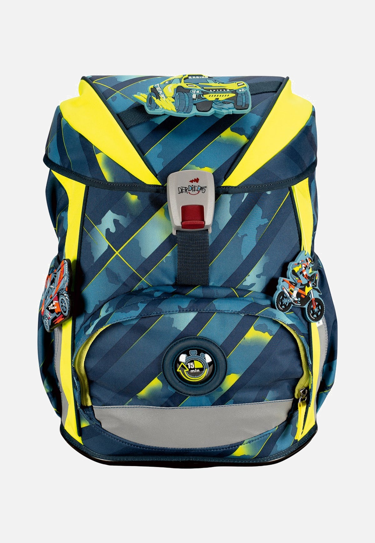 DerDieDas ErgoFlex Set 1 Speed Challenge Schulrucksack