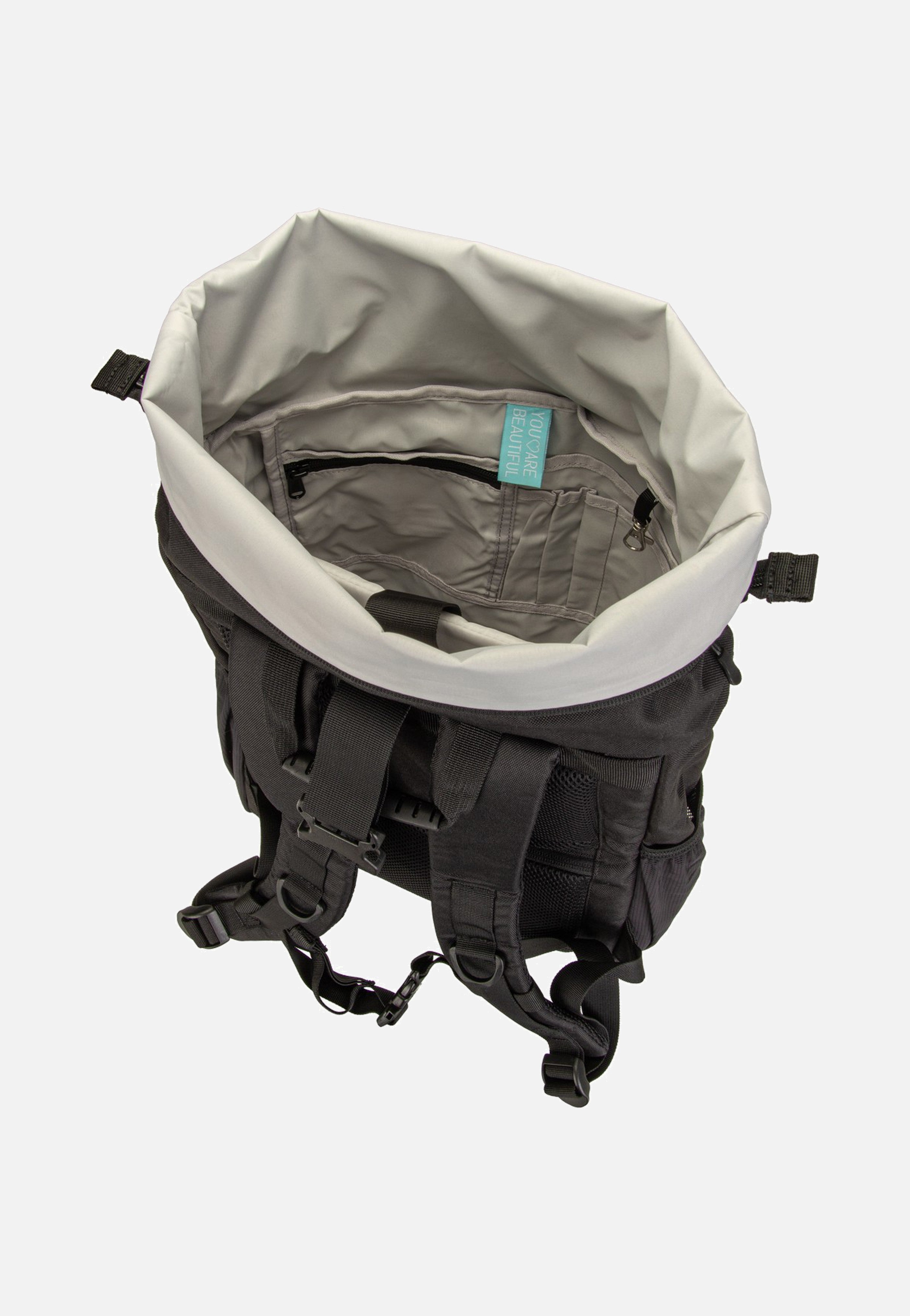 Ela Mo Rolltop Black Beautiful Rolltop Backpack