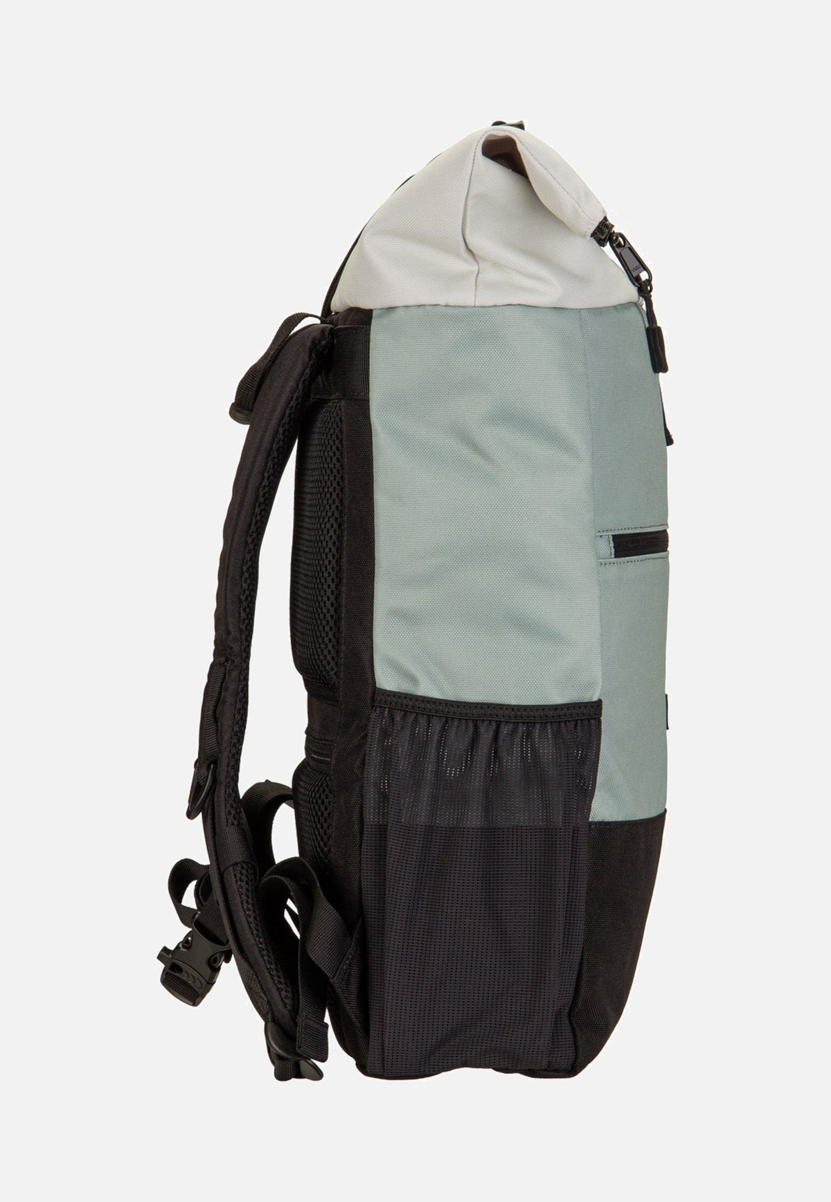 Ela Mo Rolltop Mintgrey Rolltop Rucksack
