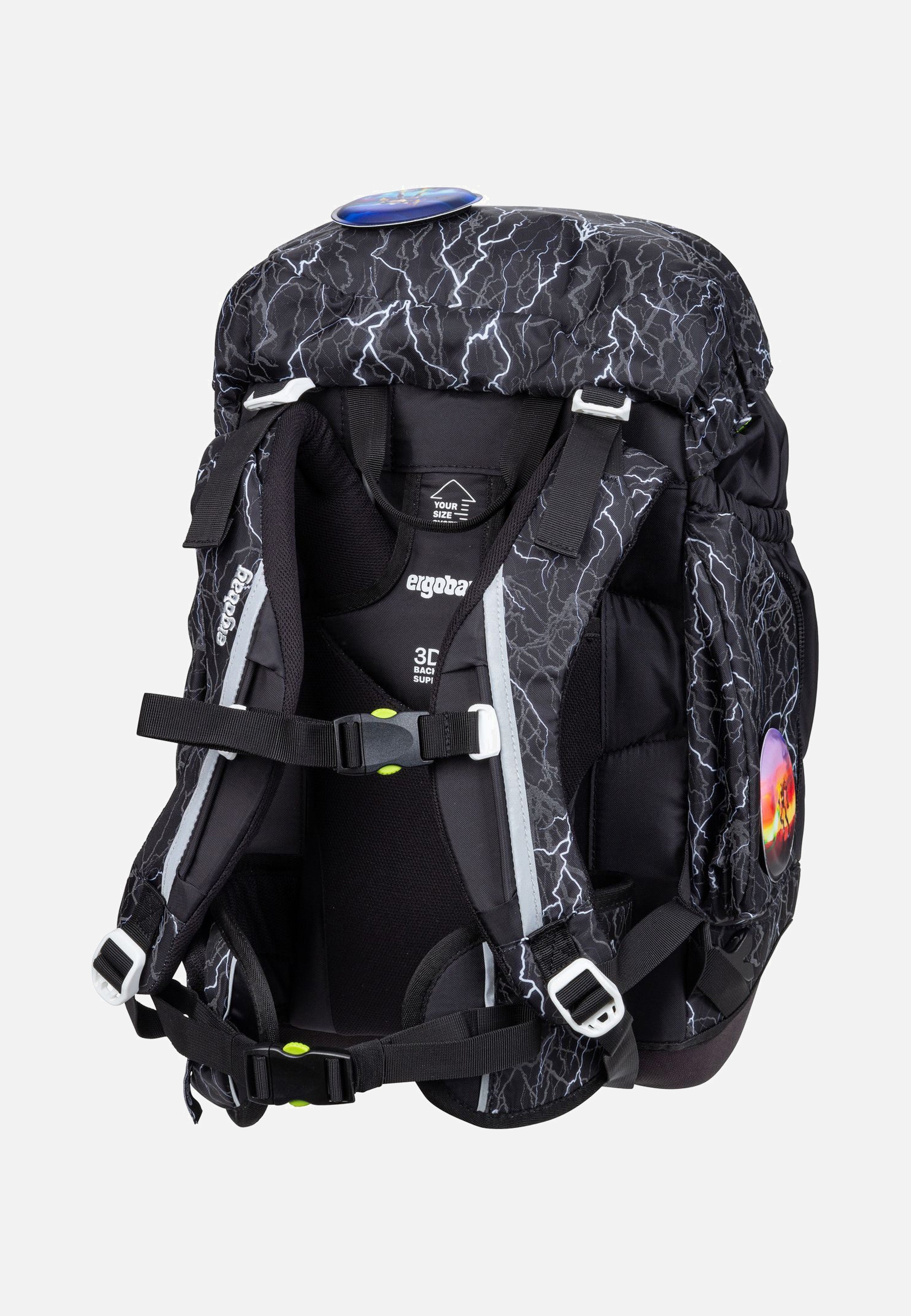 ergobag pack Set GLOW Super ReflektBär School Bag