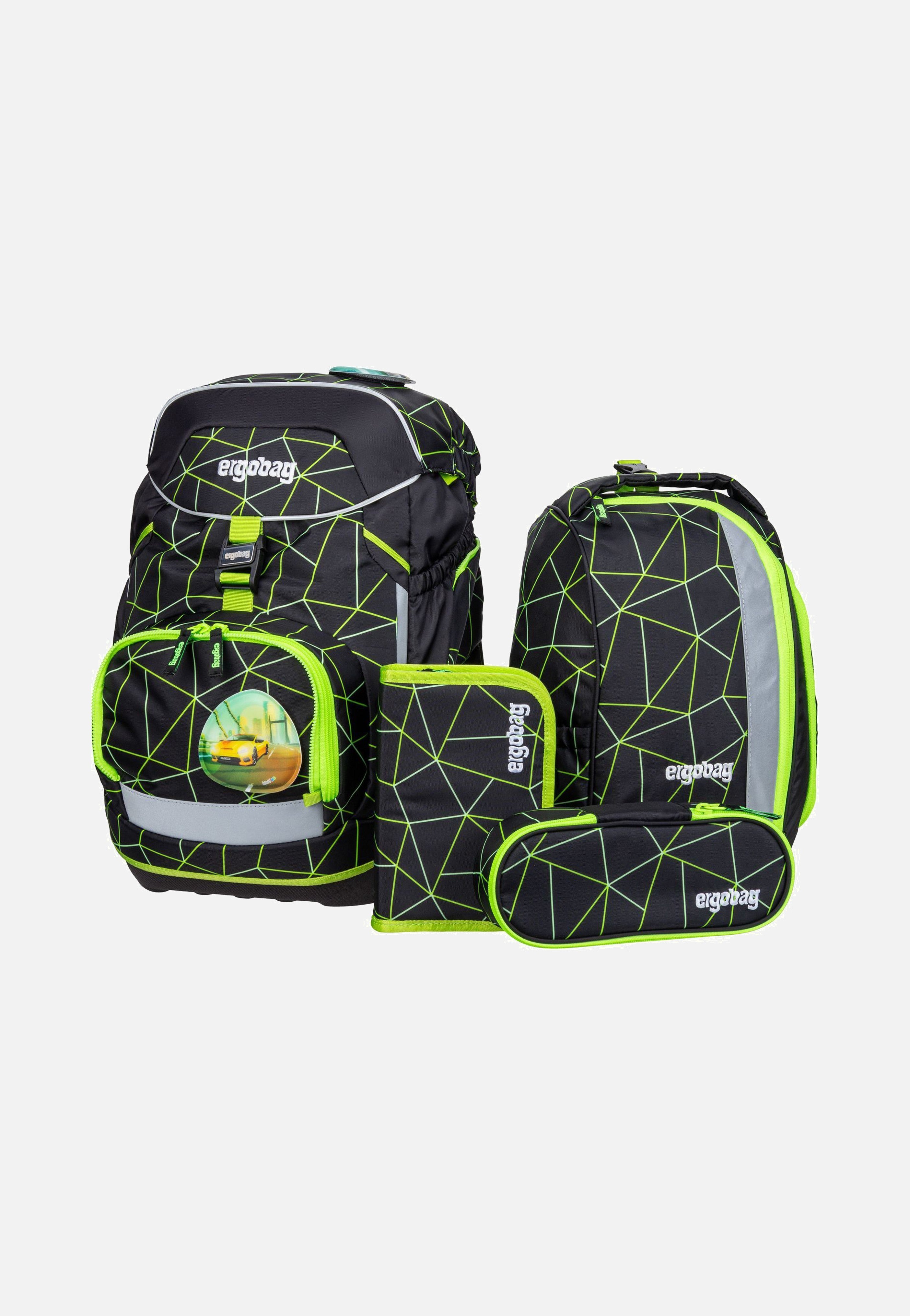 ergobag pack Set LUMI CyBär Race School Bag