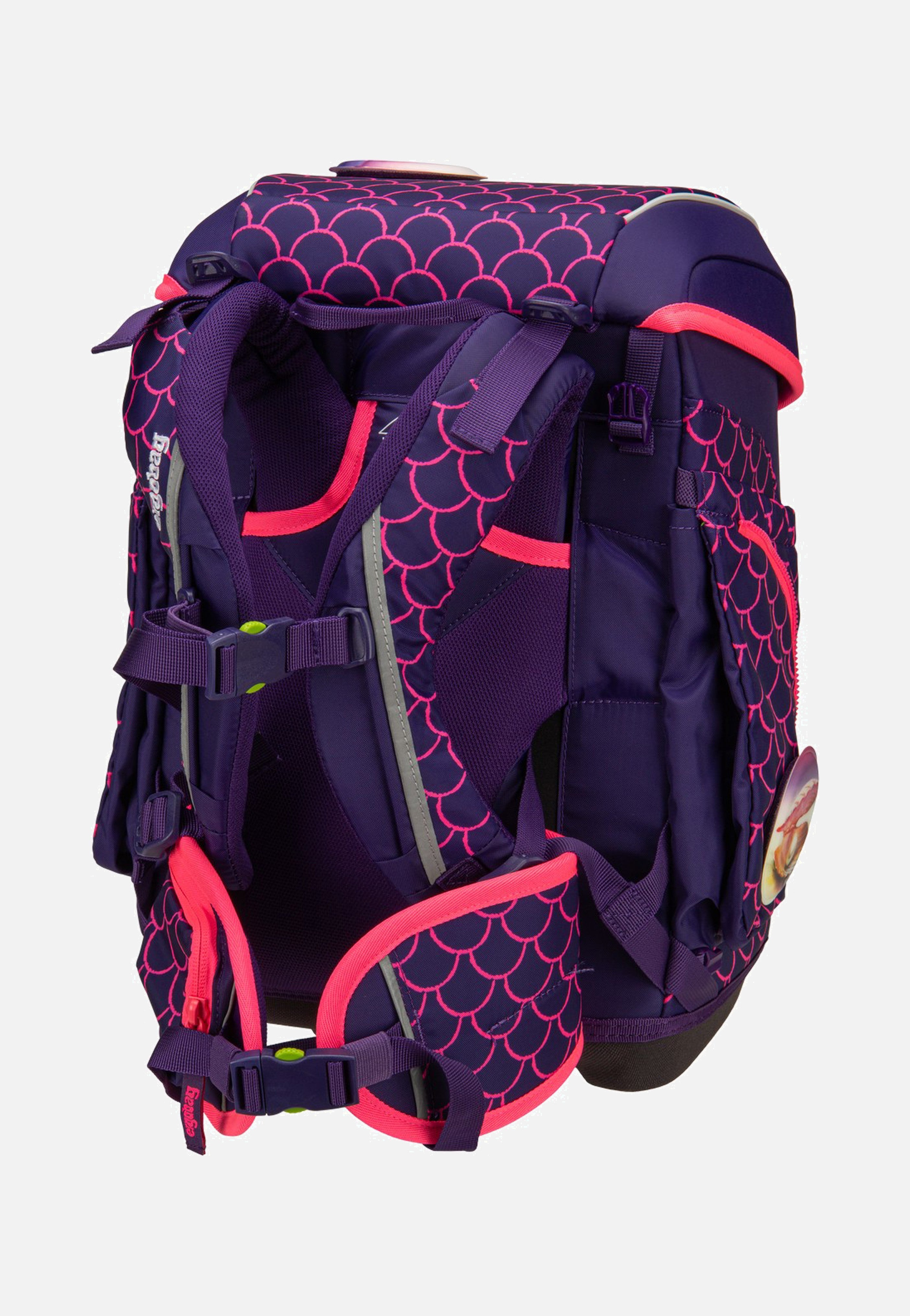 ergobag cubo Set COLOR FLASH PerlentauchBär School Bag