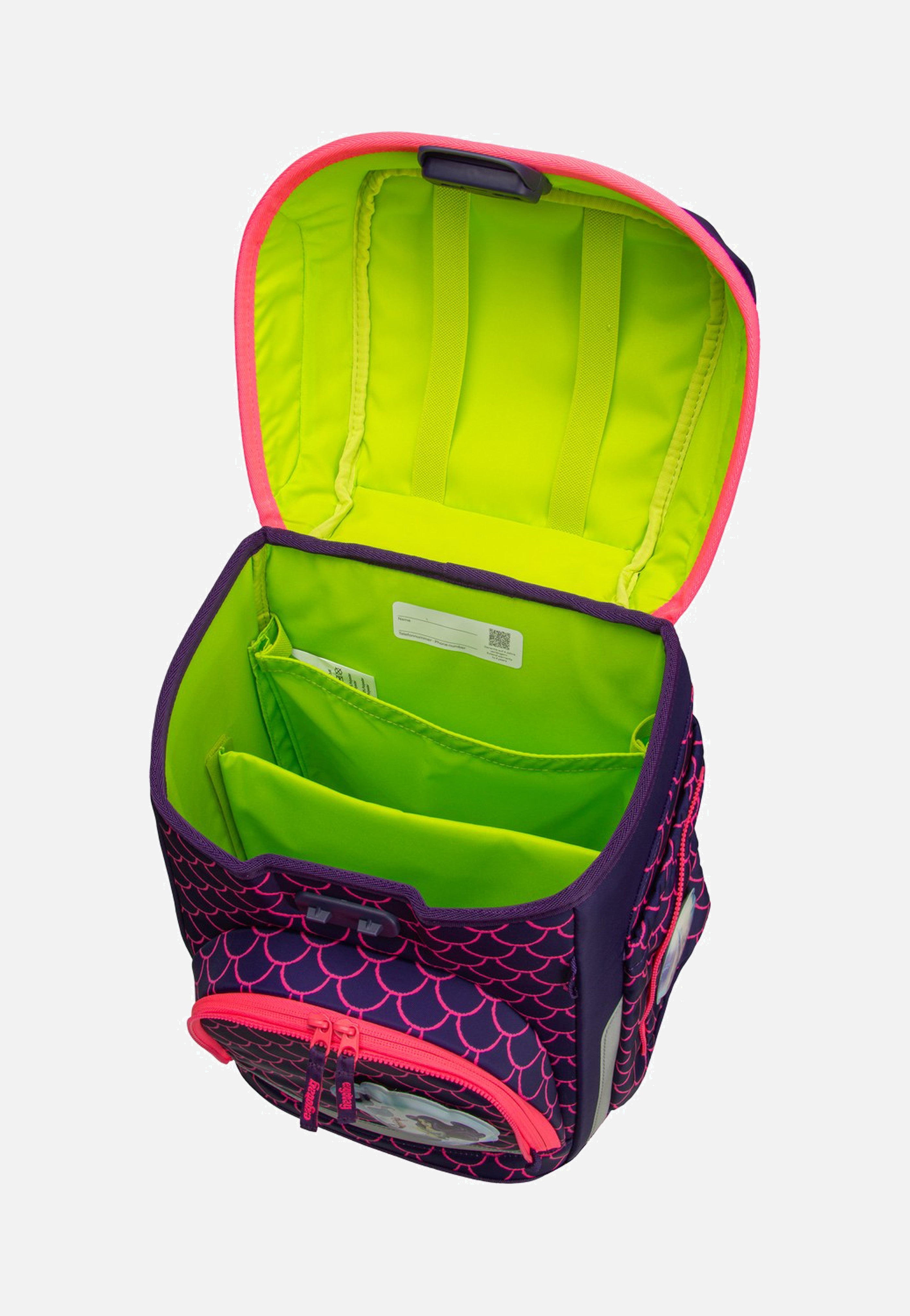 ergobag cubo Set COLOR FLASH PerlentauchBär School Bag