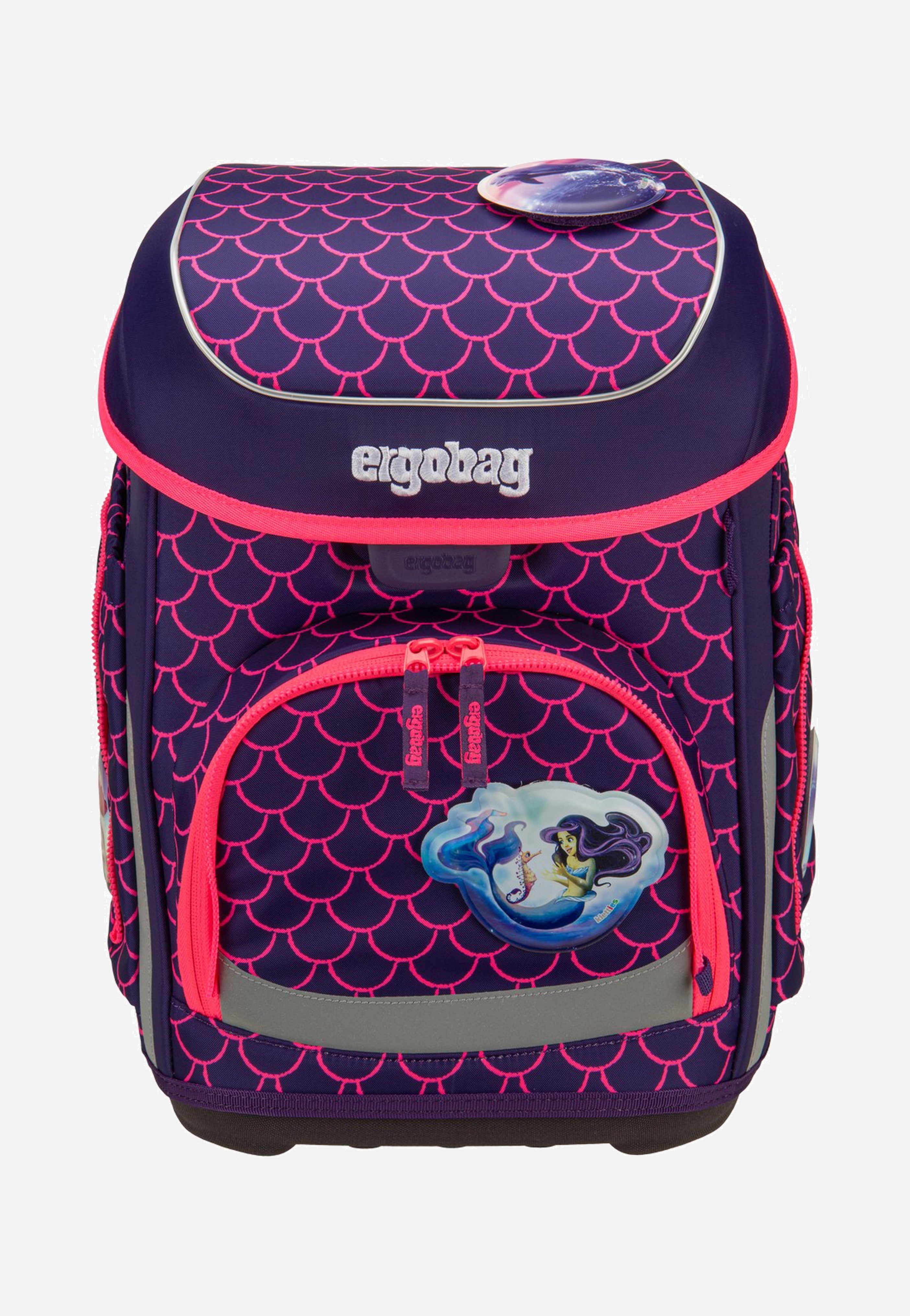 ergobag cubo Set COLOR FLASH PerlentauchBär School Bag