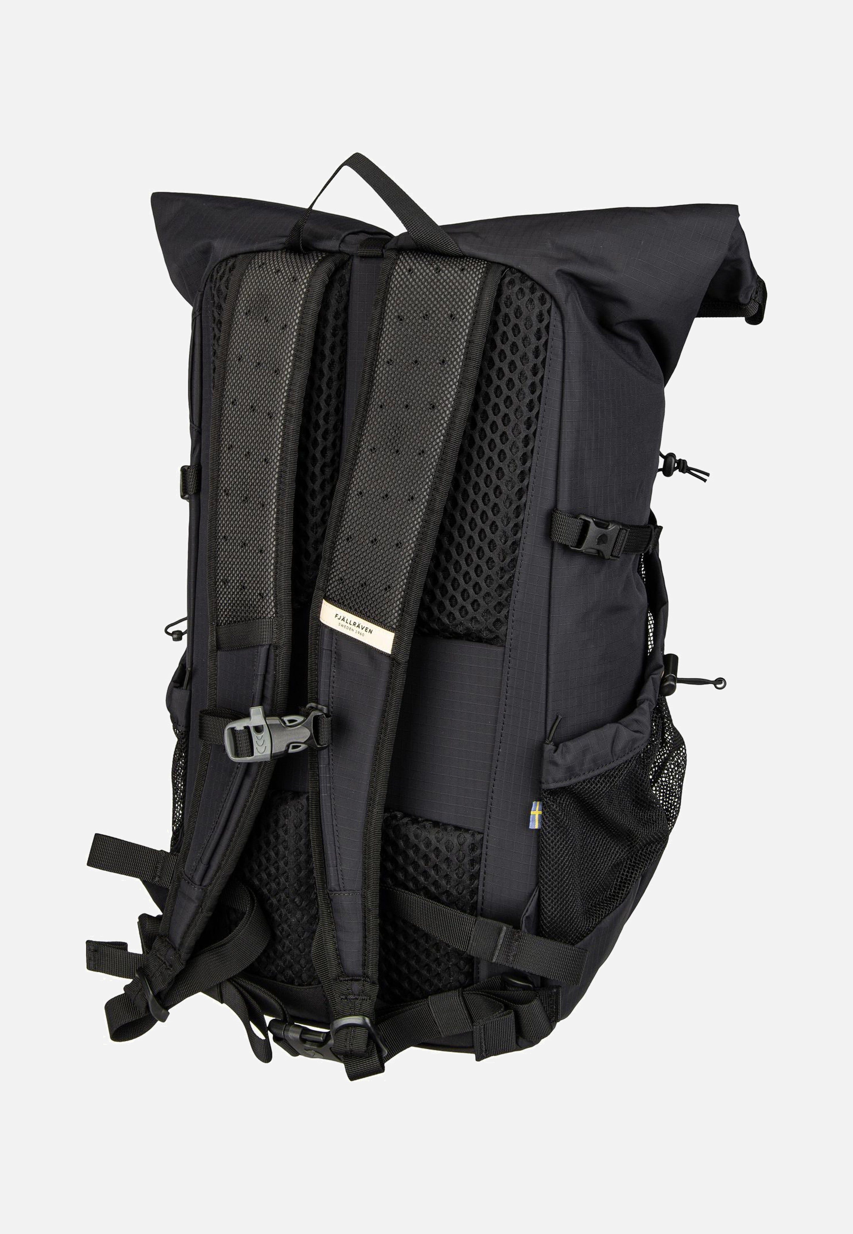 Fjällräven Abisko Hike Foldsack Black Rolltop Rucksack