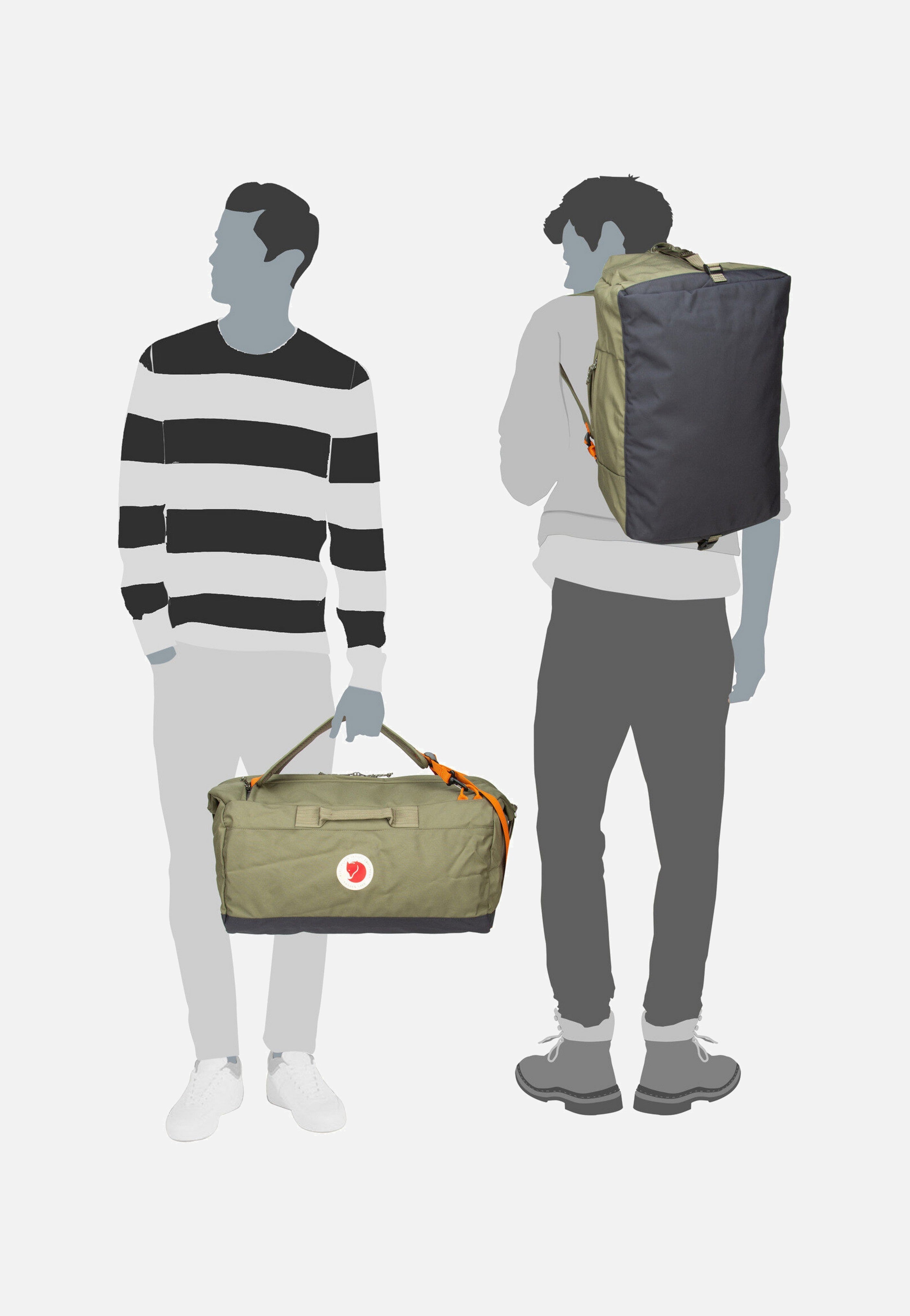 Fjällräven Färden Duffel 50 Green Dufflebag