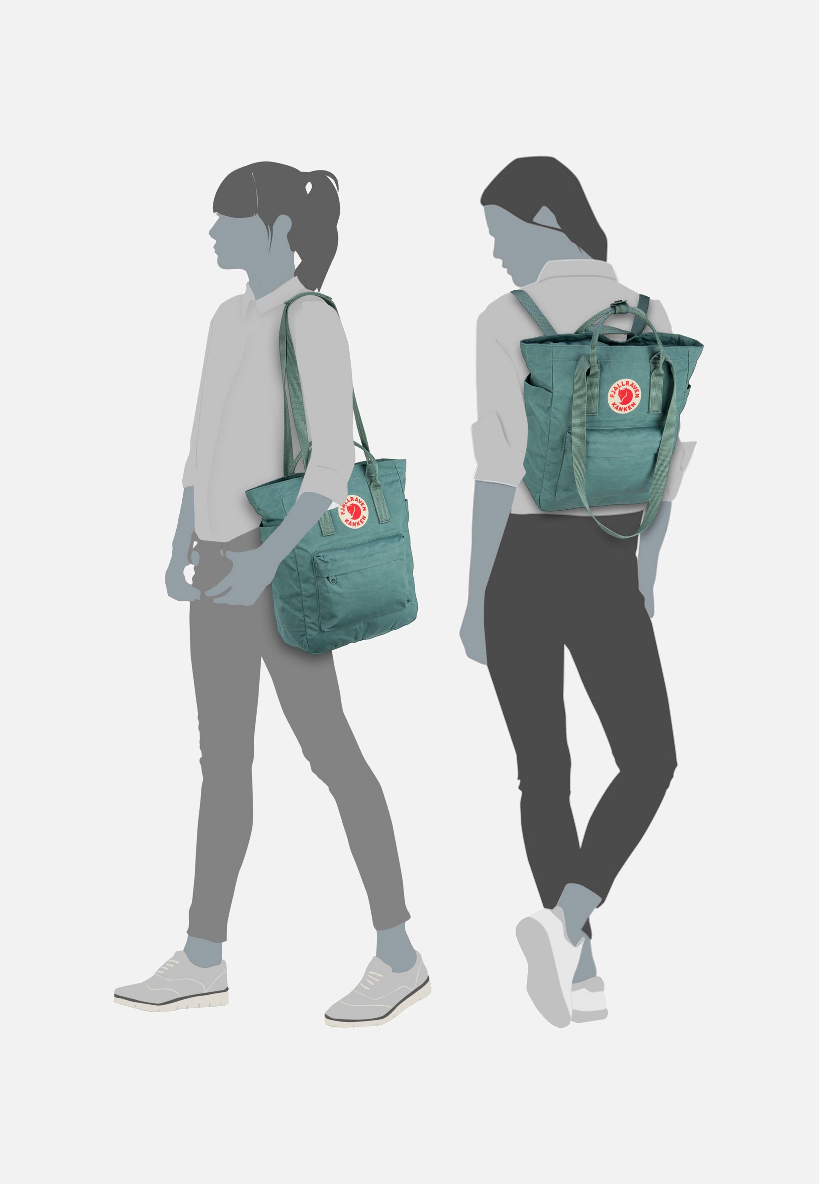 Fjällräven Kanken Totepack Frost Green Rucksack
