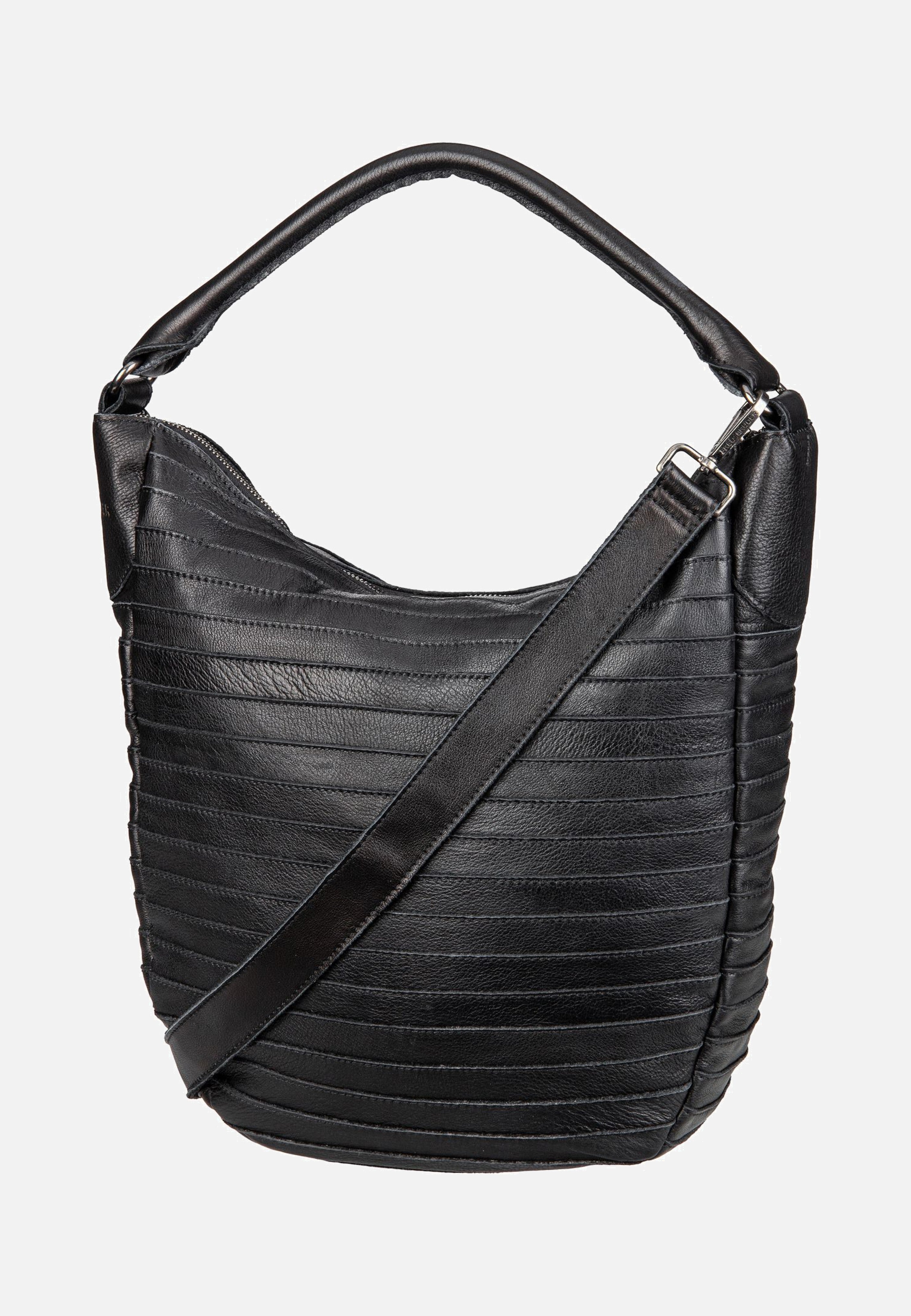 Fredsbruder Gürteltier S 971s Black Hobo Bag