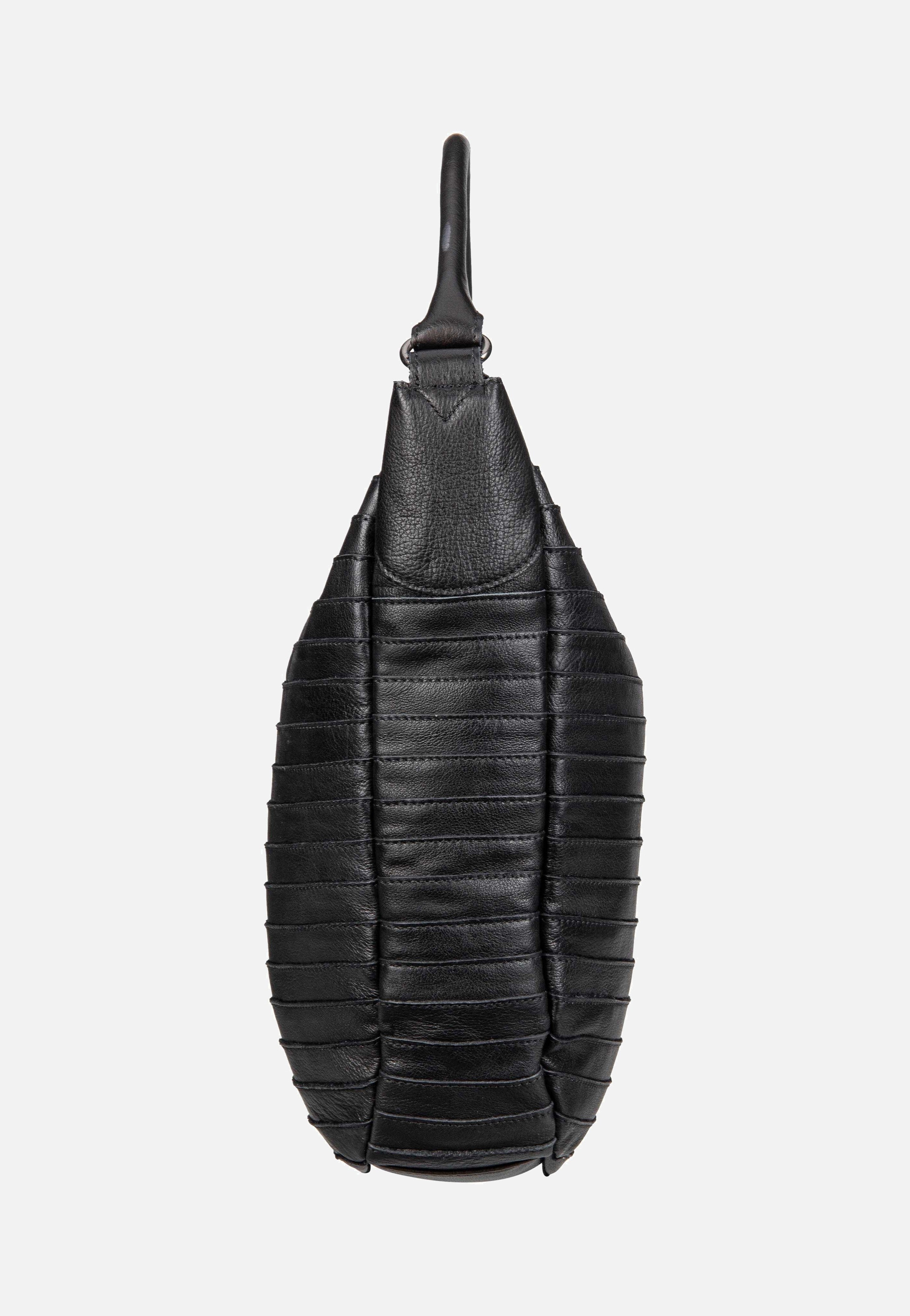 Fredsbruder Gürteltier S 971s Black Hobo Bag