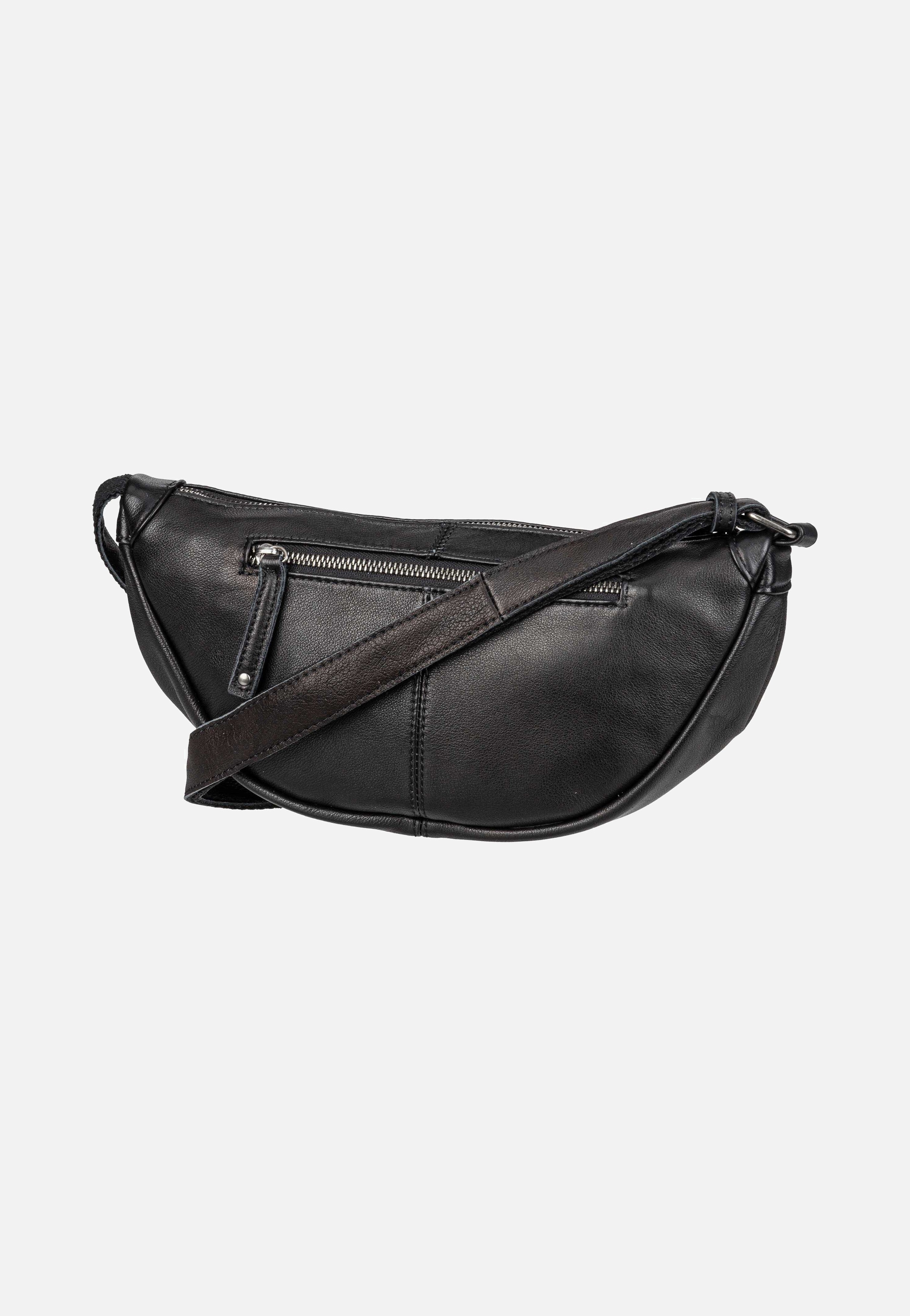 Fredsbruder Layer Halfmoon 3768 Black Sling Bag