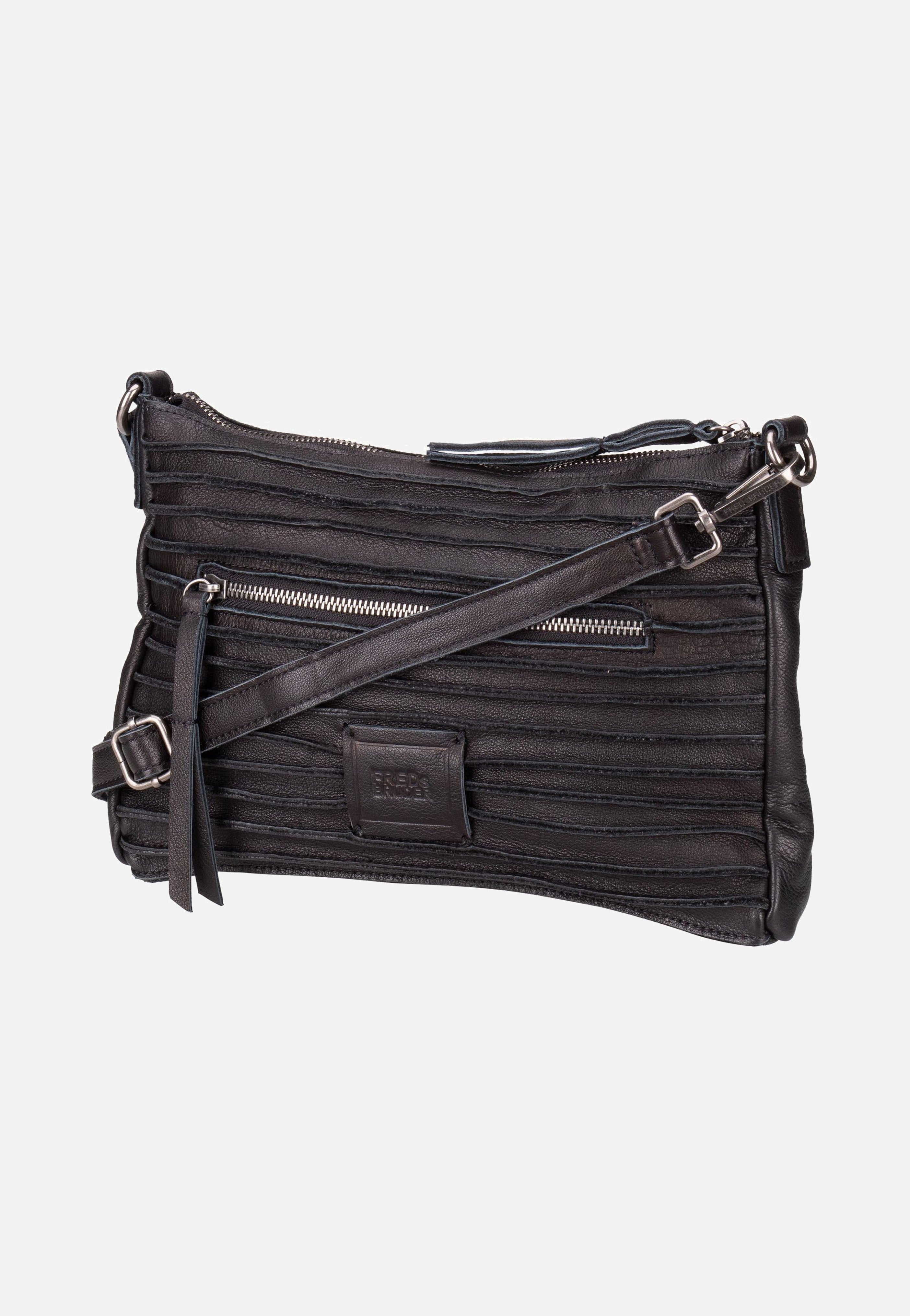 Fredsbruder Riffel Crossbag Black Umhängetasche