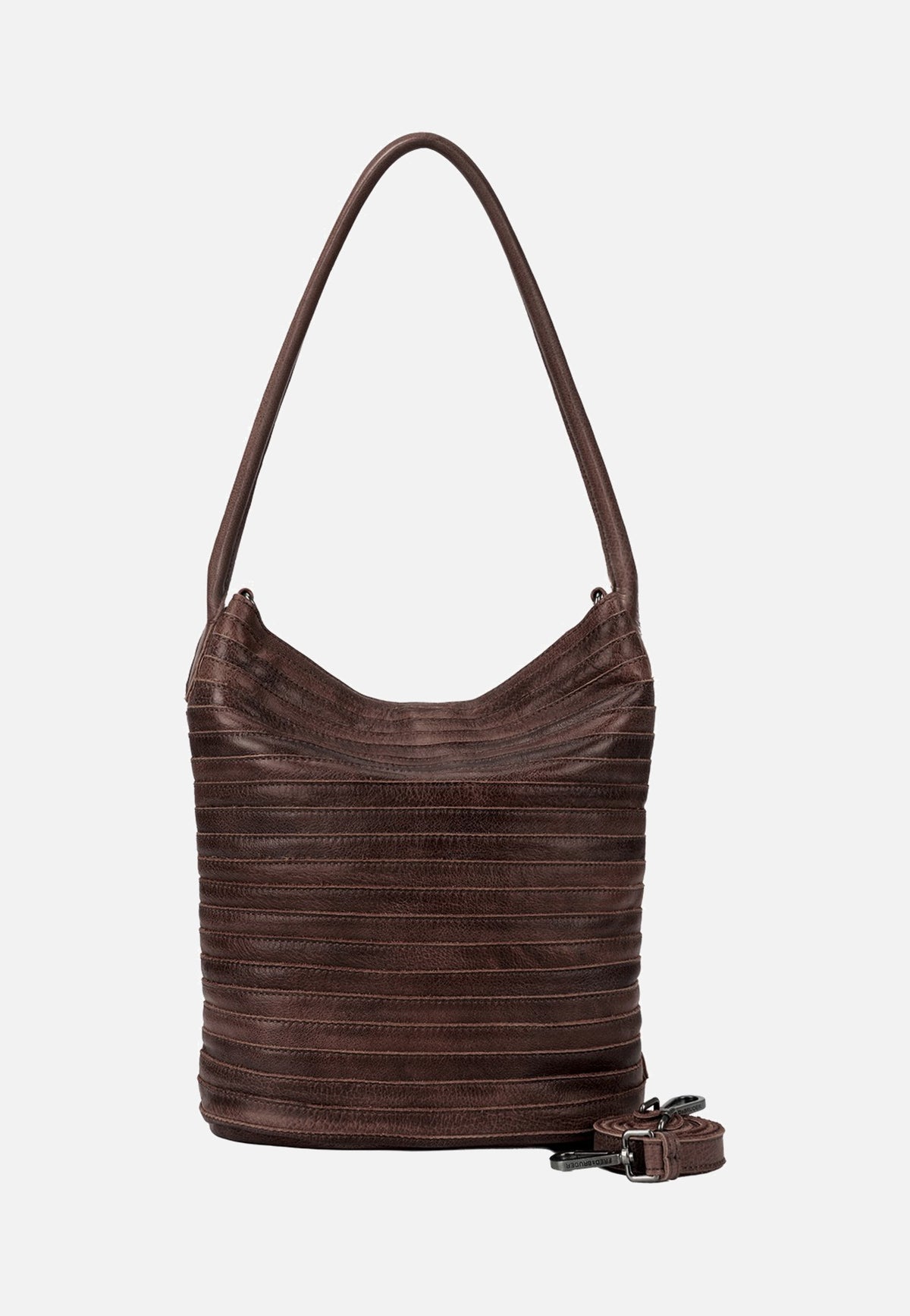 Fredsbruder My Love Bucket Hobo Dark Choco Brown Hobo Bag