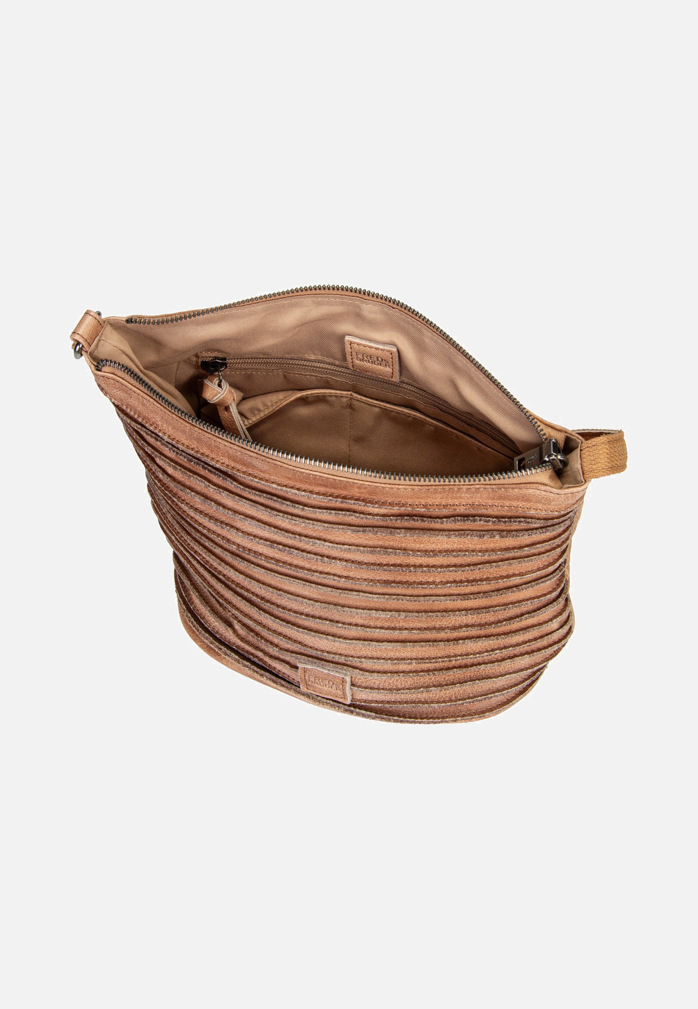 Fredsbruder Riffelinchen 927r Caramel Crossbody Bag