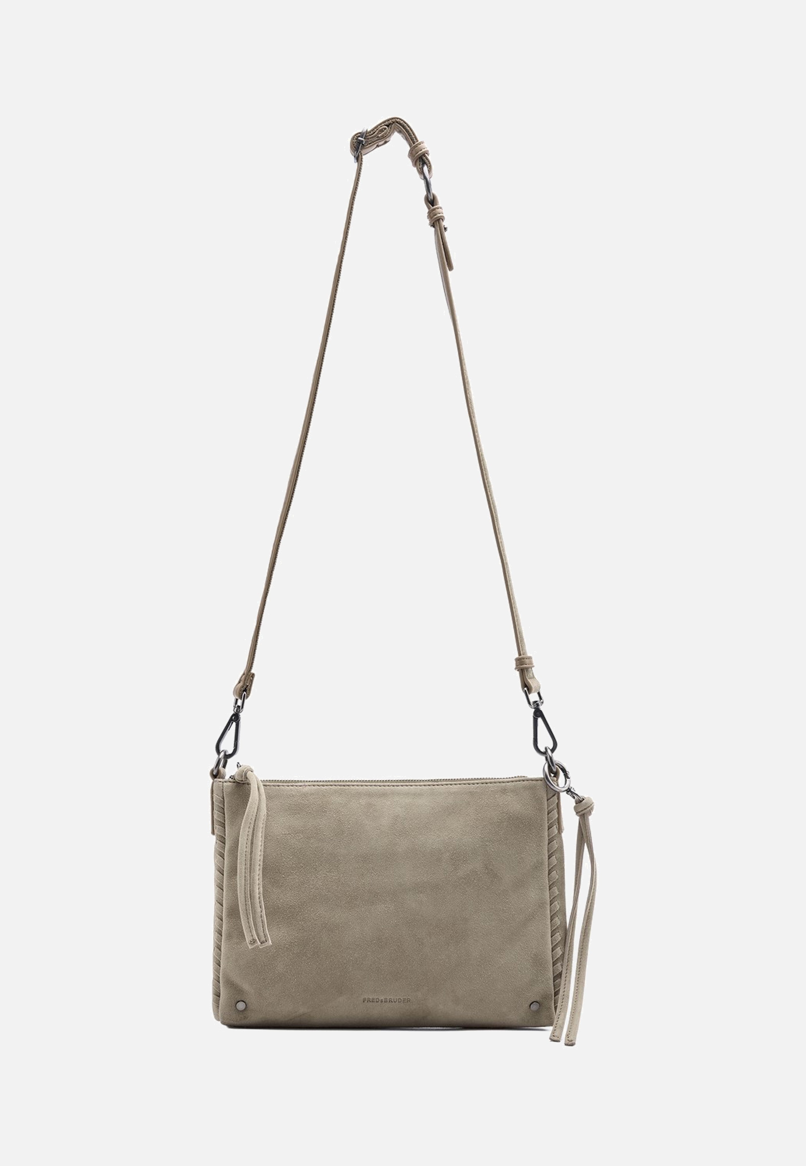 Fredsbruder Whipstitch Soul Crossbag Taupe Umhängetasche