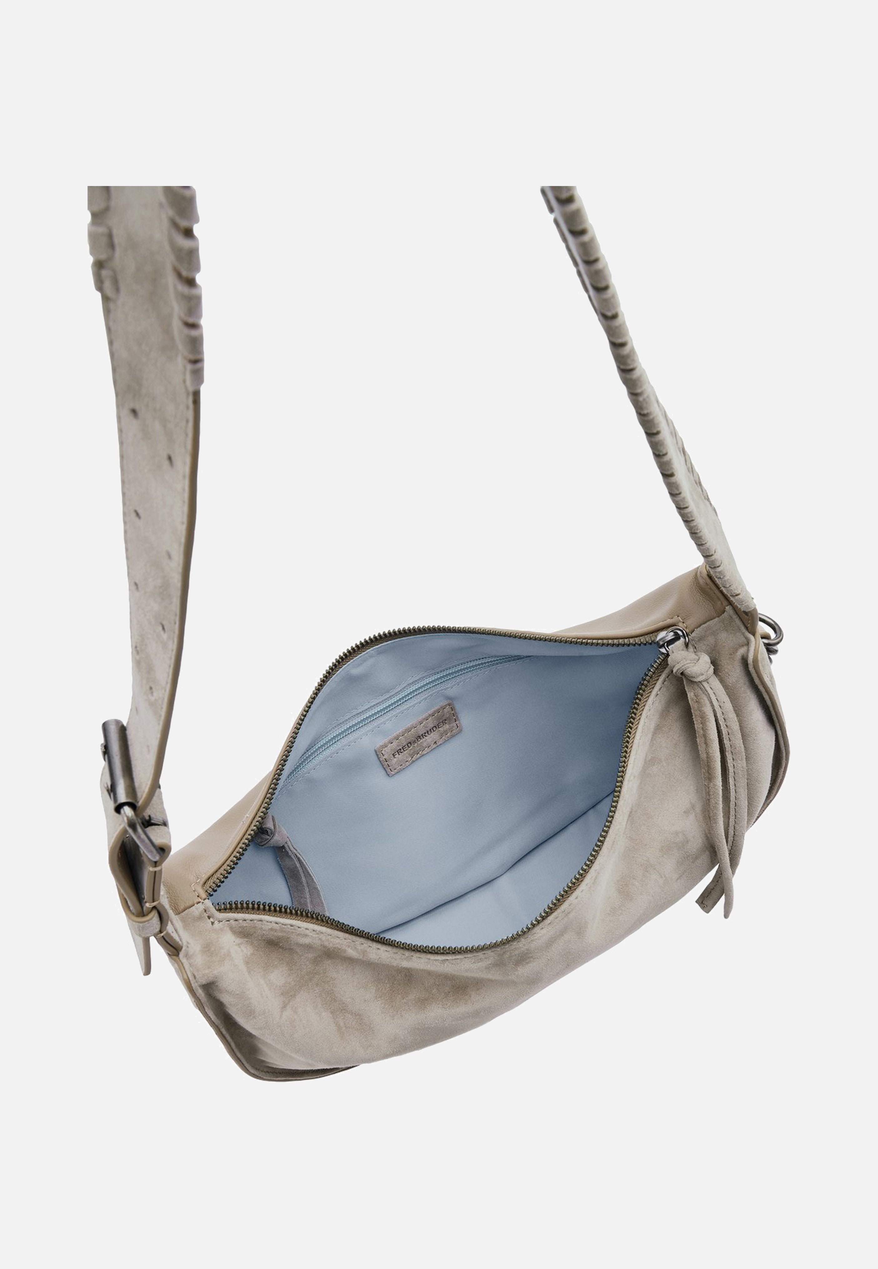 Fredsbruder Whipstitch Soul Hobo Taupe Hobo Bag