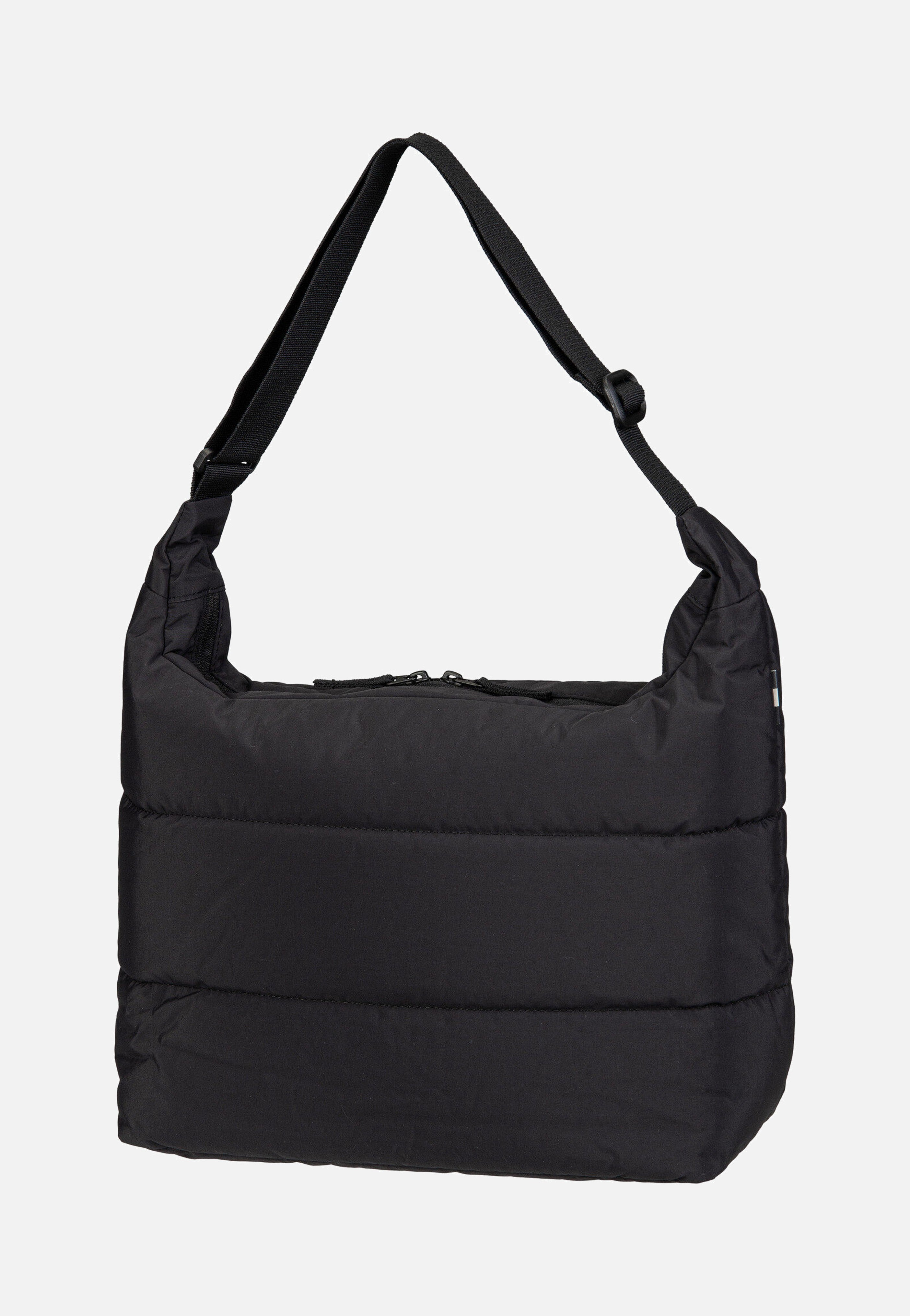 GOT BAG Puffer Square Bag Large Monochrome Black Hobo Bag
