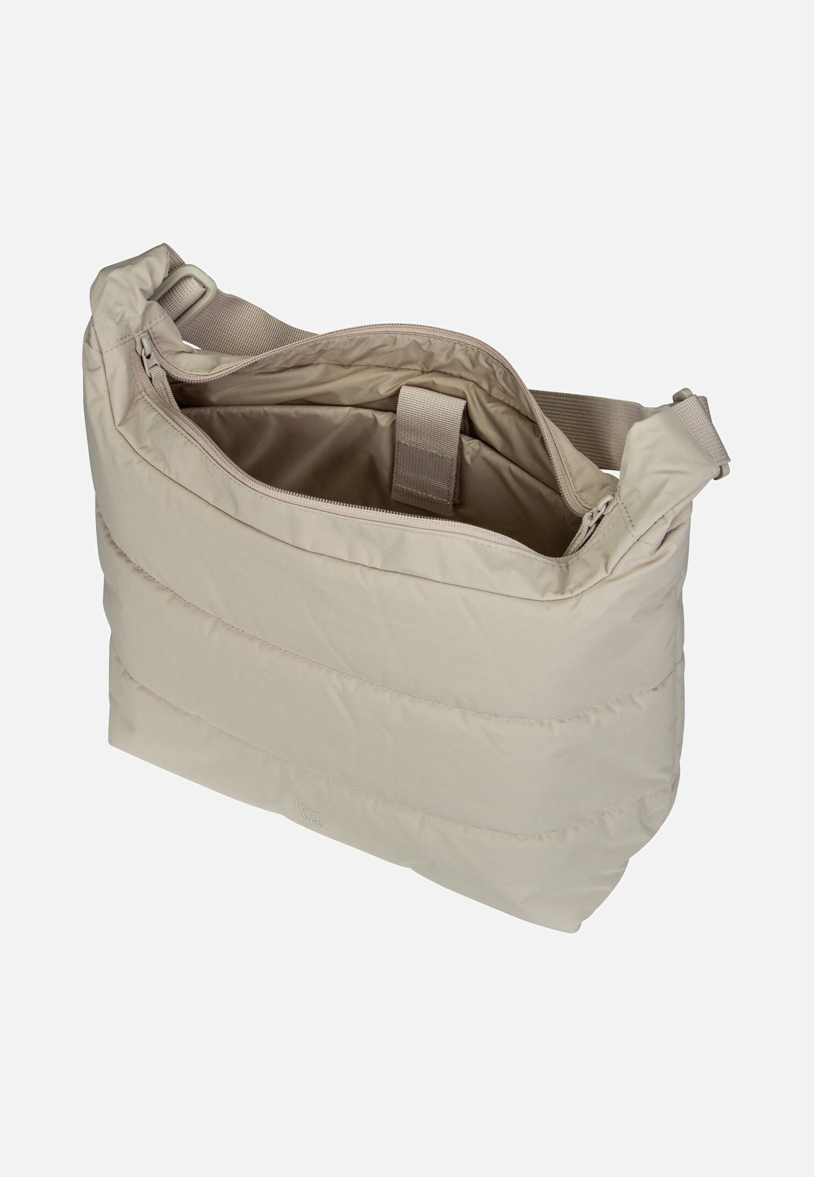 GOT BAG Puffer Square Bag Large Monochrome Scallop Hobo Bag