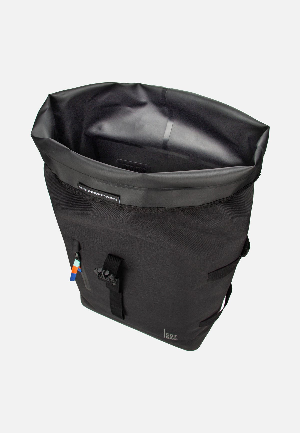 GOT BAG Rolltop 2.0 Black Rolltop Rucksack