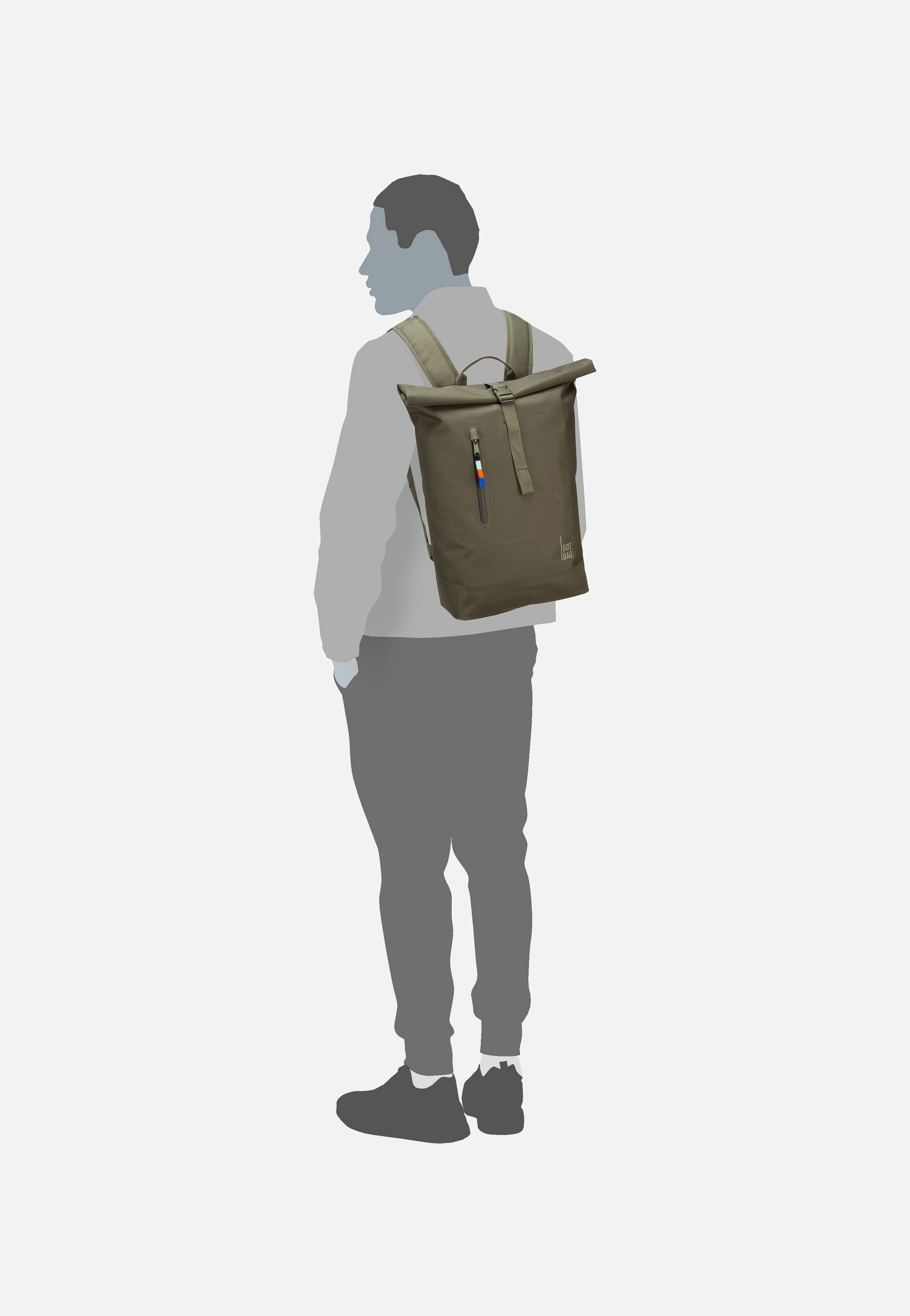 GOT BAG Rolltop Lite 2.0 Algae Rolltop Rucksack