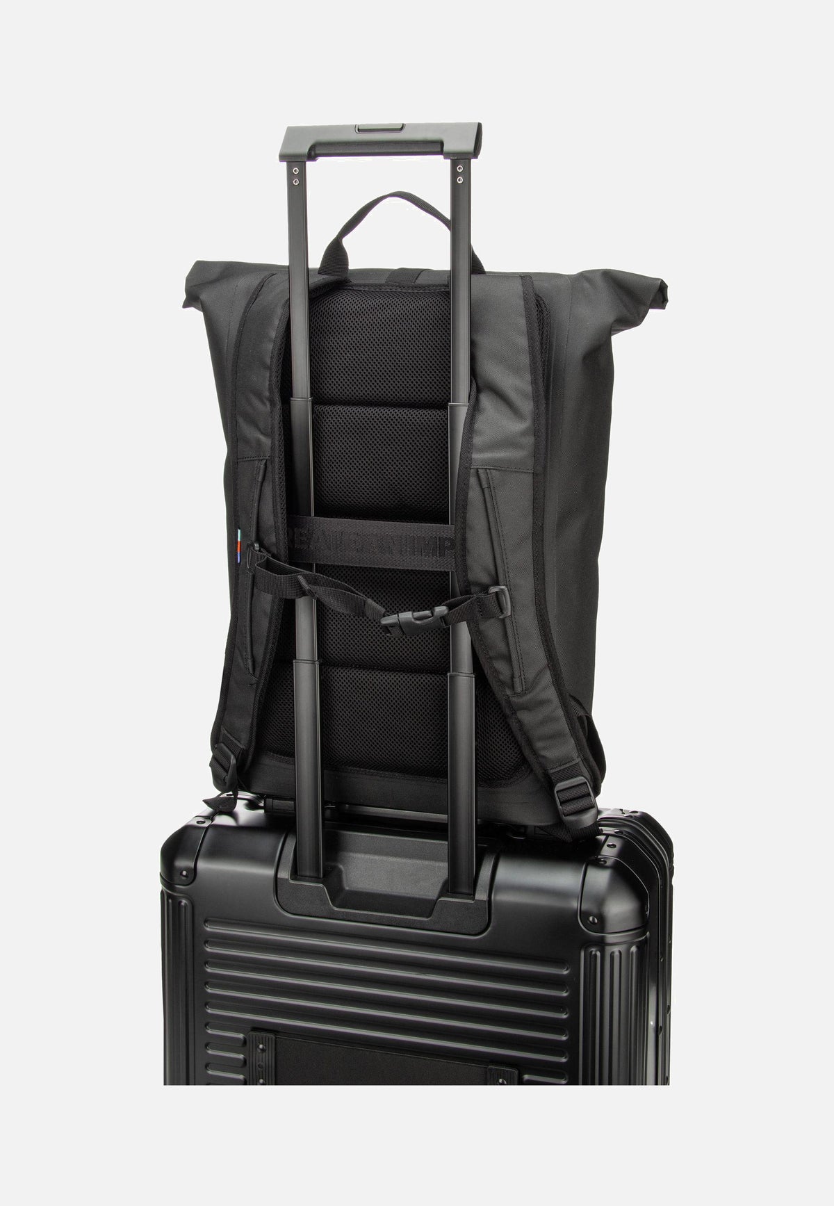 GOT BAG Rolltop Lite 2.0 Black Rolltop Rucksack