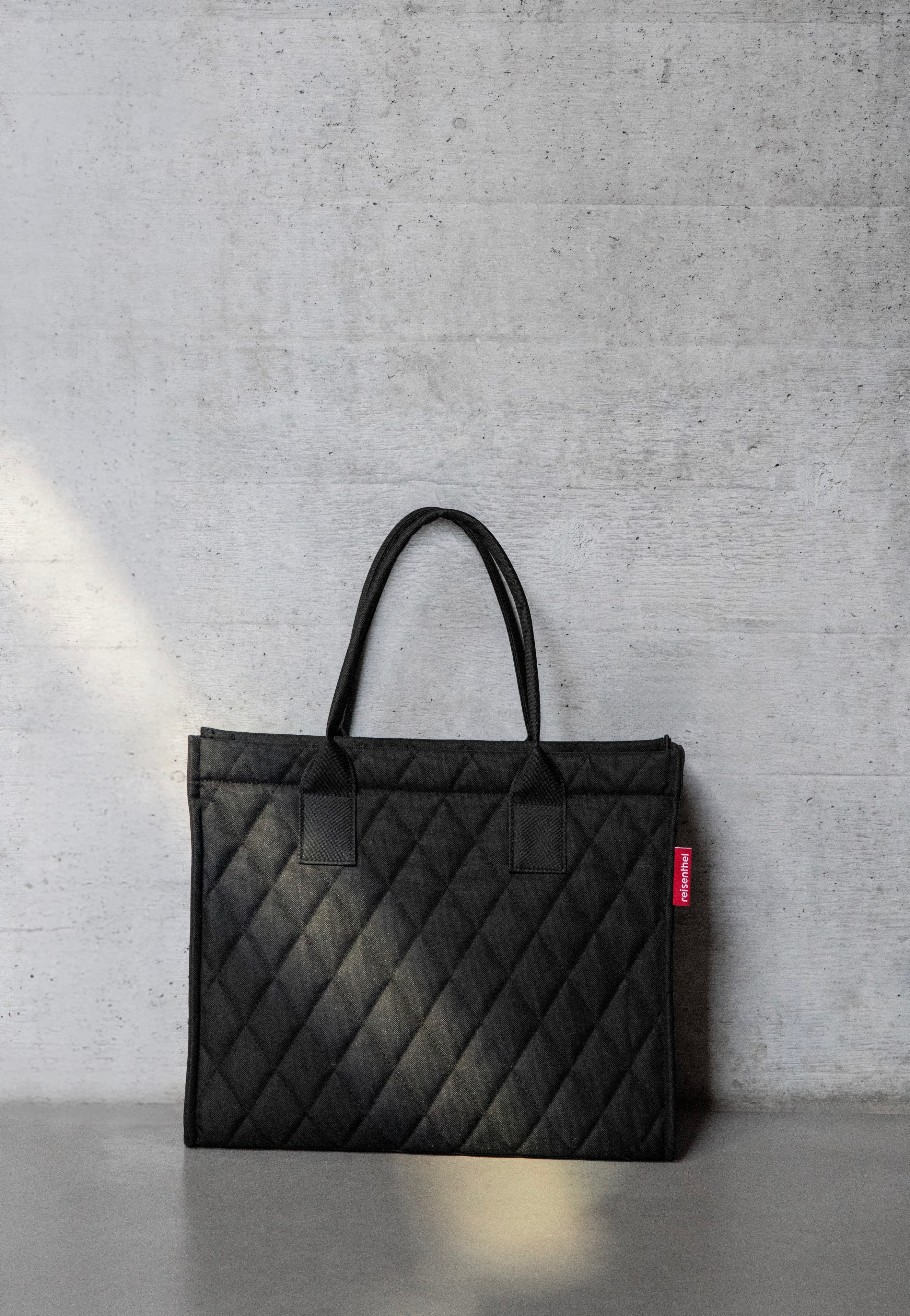 reisenthel Daily Shopper Business Rhombus Black Tote Bag