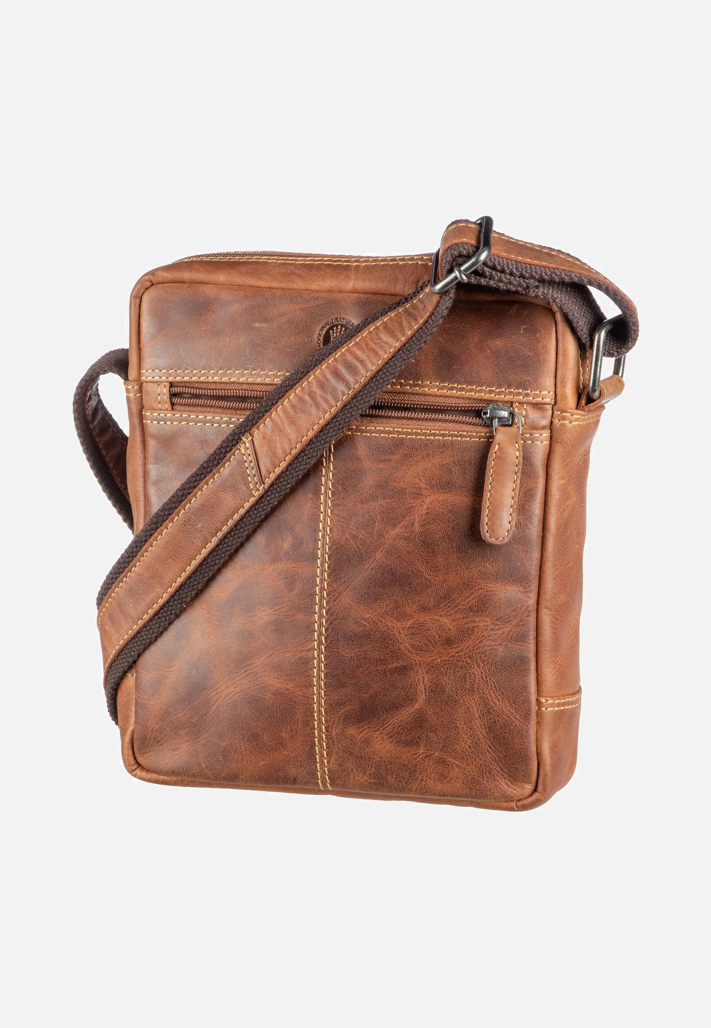 Greenburry Cafe Racer 0832 Antikbraun Crossbody Bag