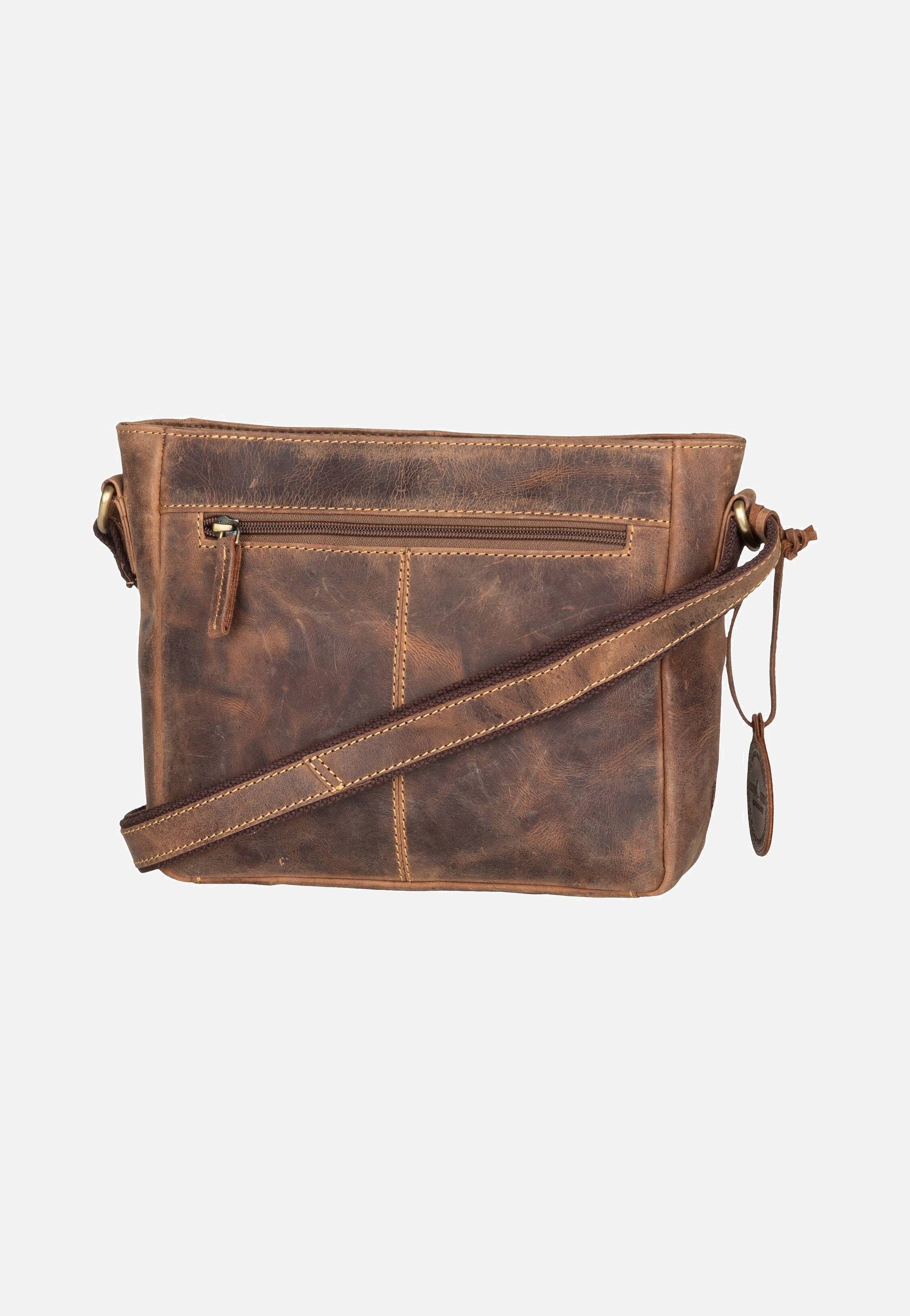 Greenburry Vintage 1532 Sattelbraun Umhängetasche