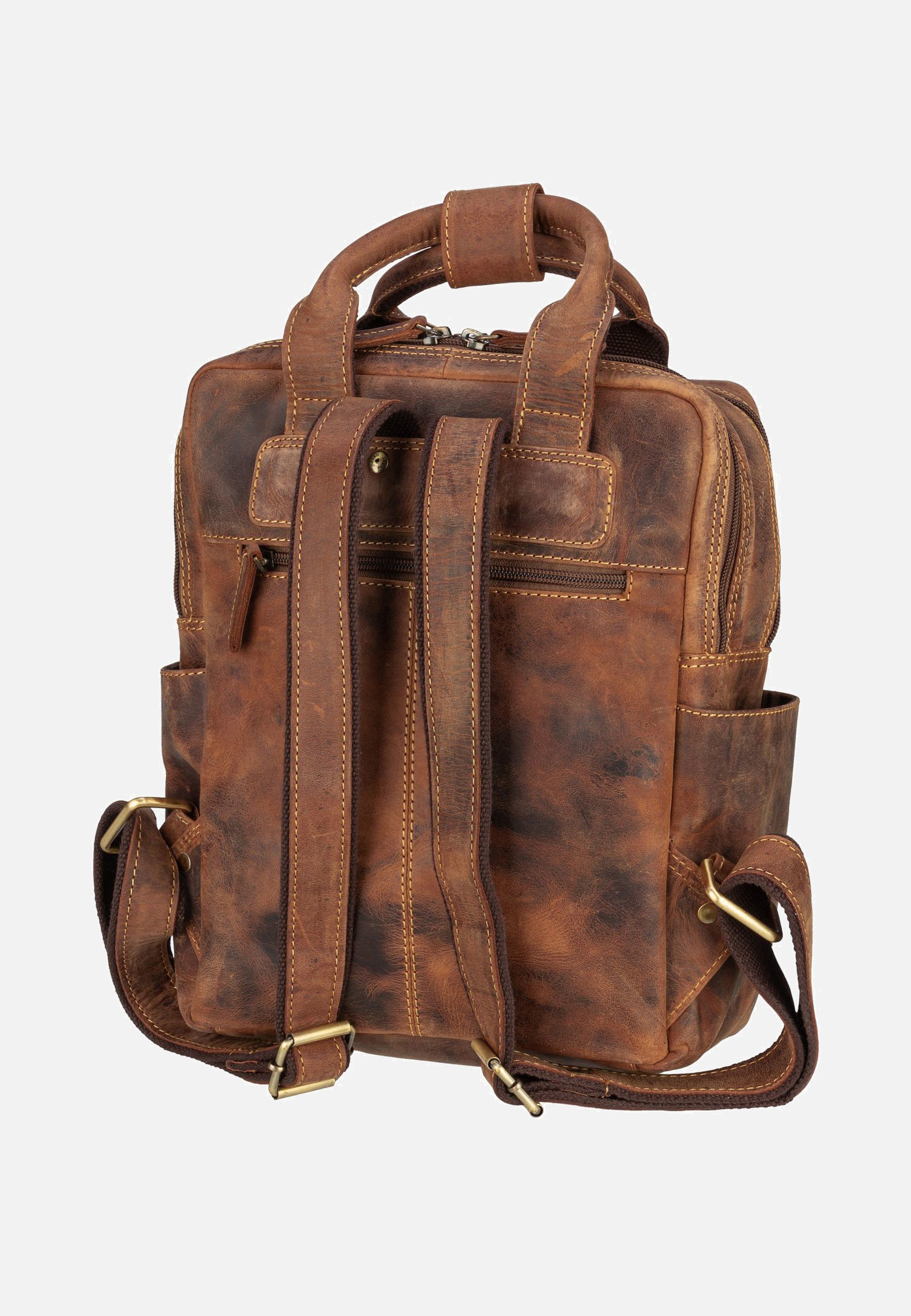 Greenburry Vintage 1567A Sattelbraun Rucksack