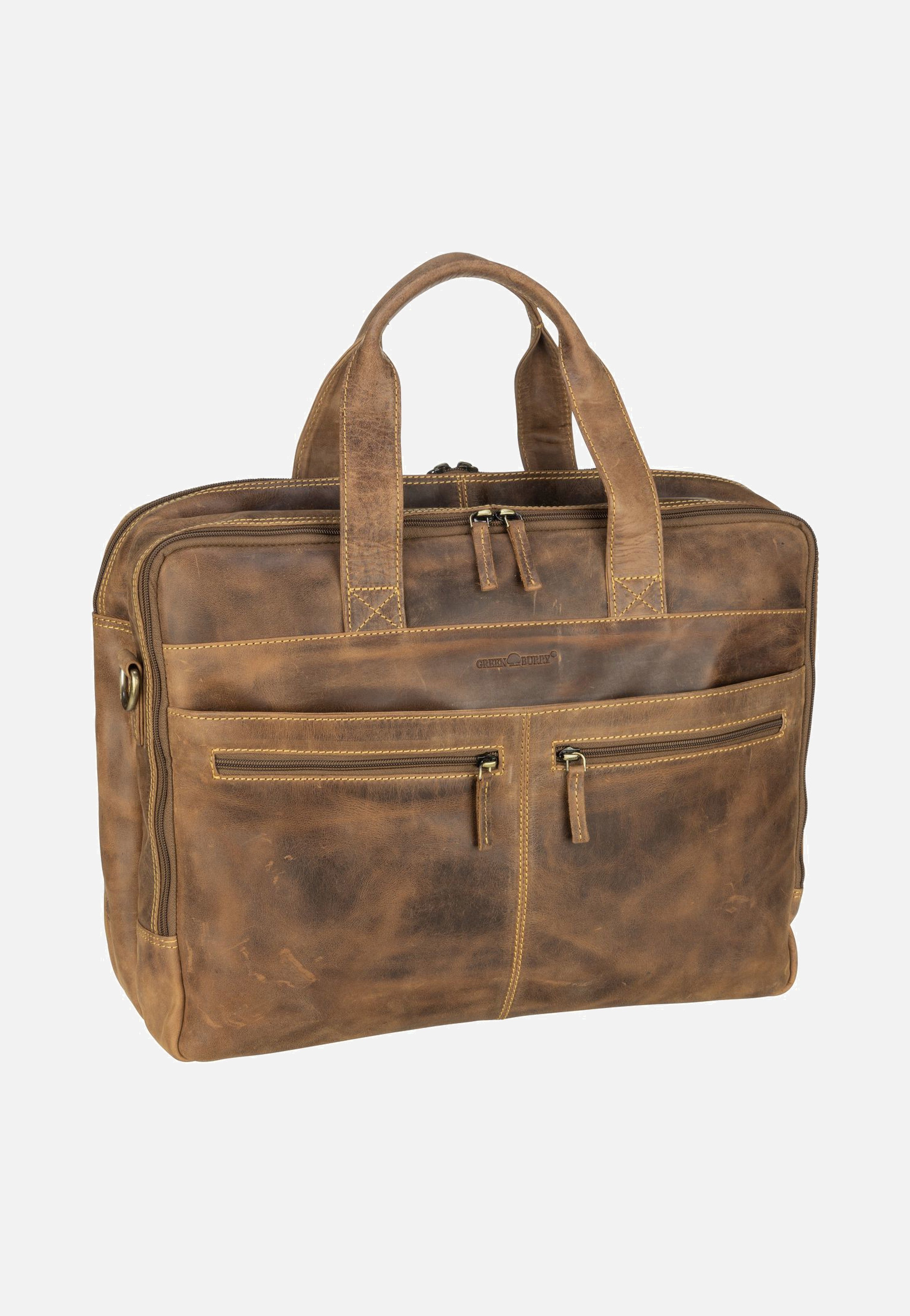 Greenburry Vintage 1572 Teak-Brown Aktentasche