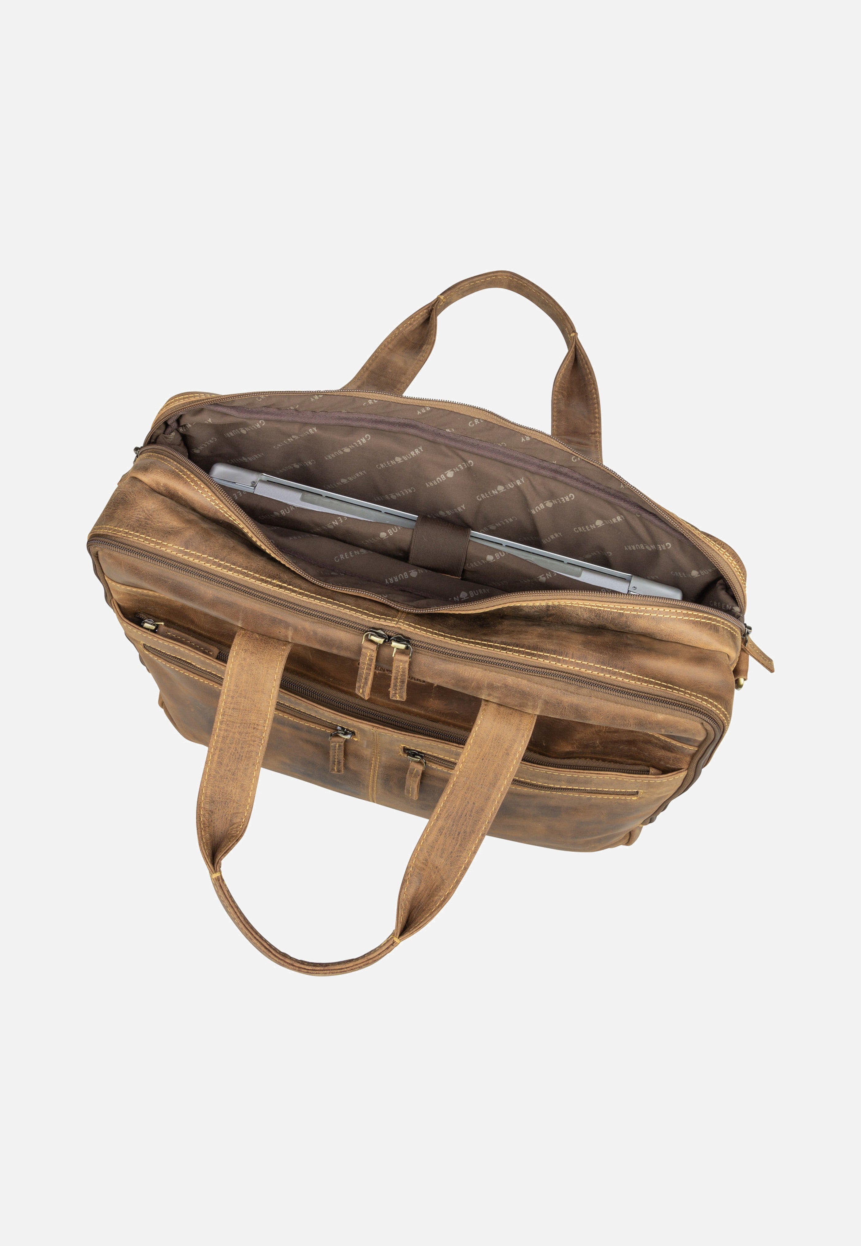 Greenburry Vintage 1572 Teak-Brown Aktentasche