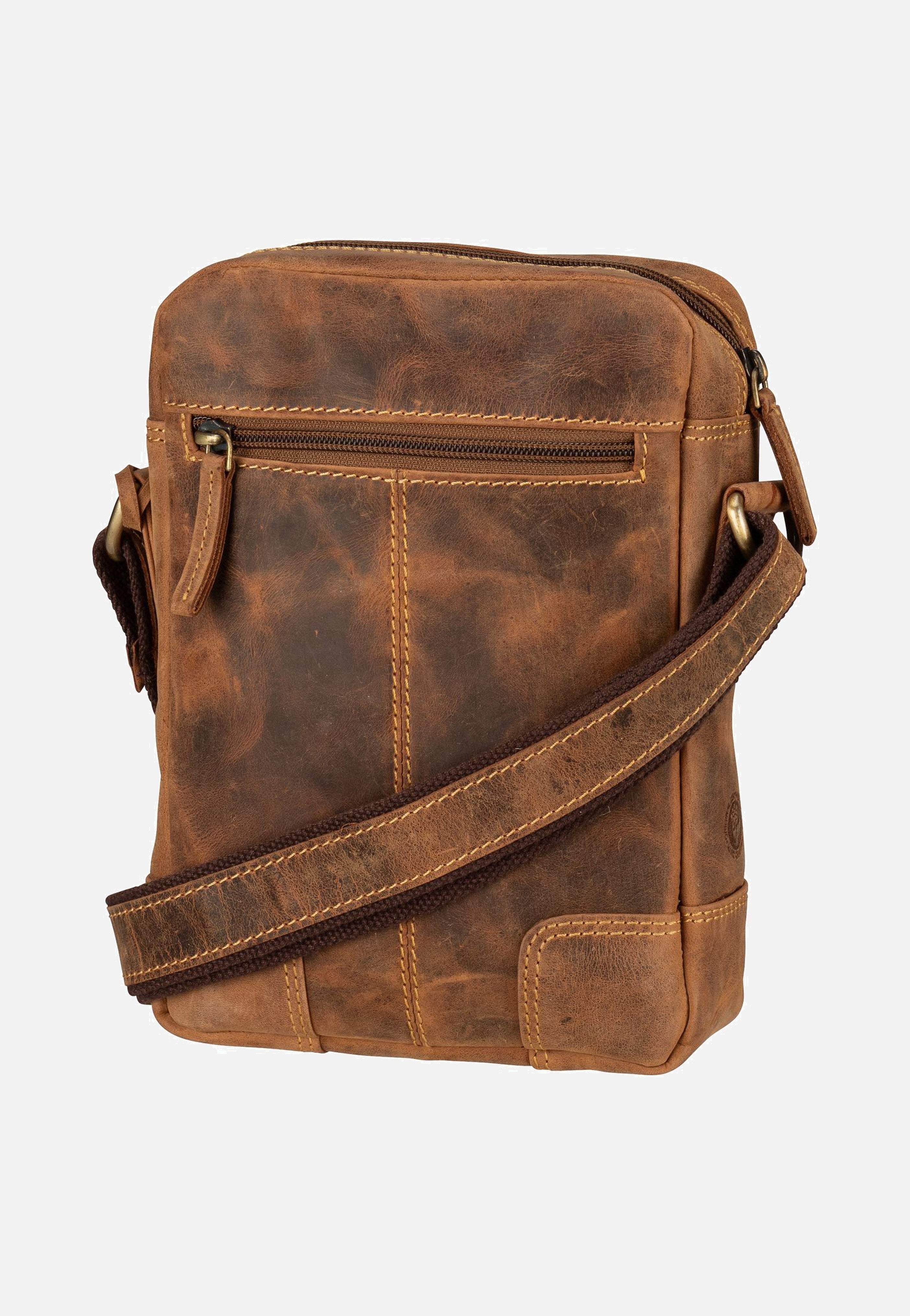 Greenburry Vintage 1832M Sattelbraun Umhängetasche