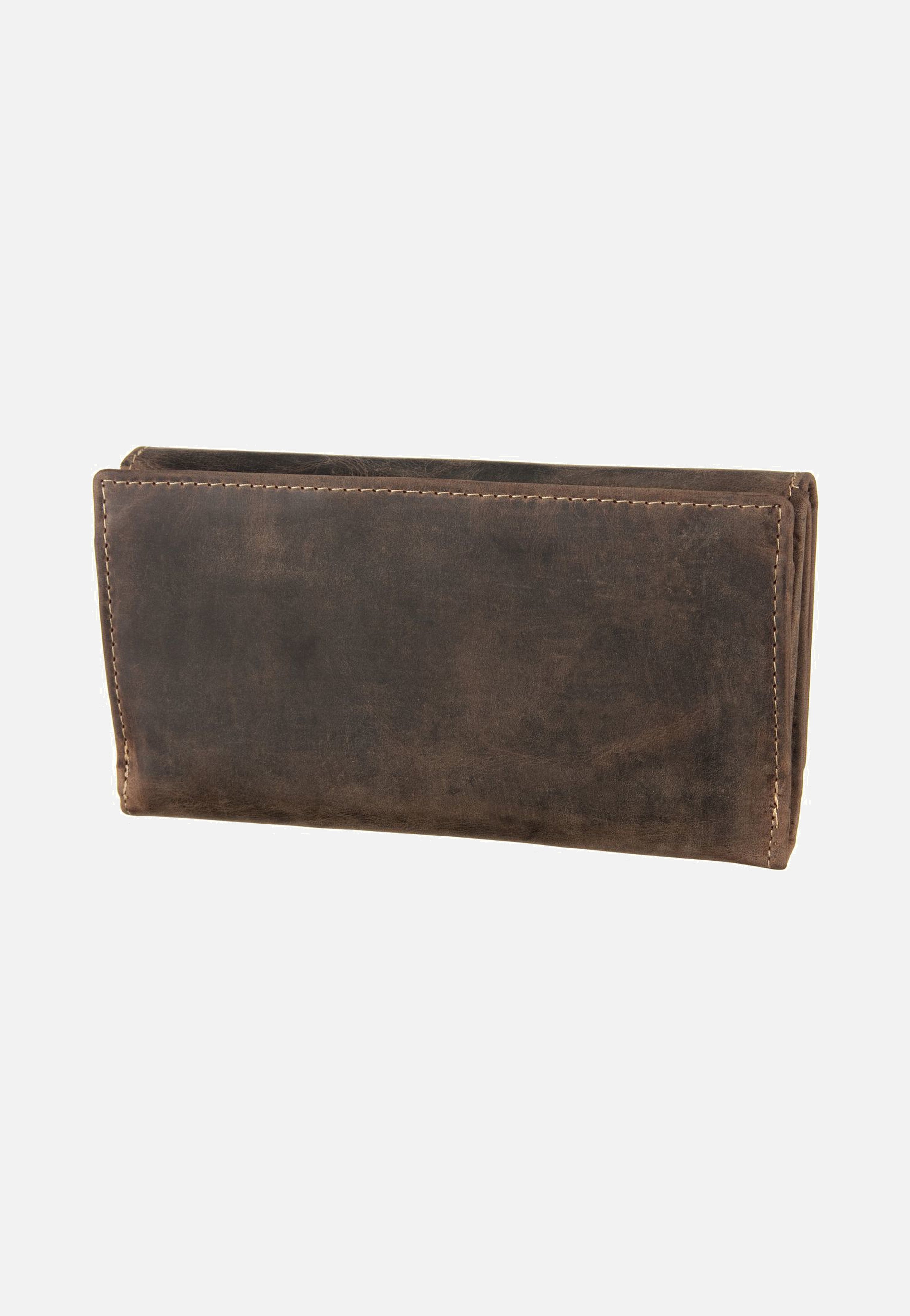 Greenburry Vintage Groß Sattelbraun Portemonnaie