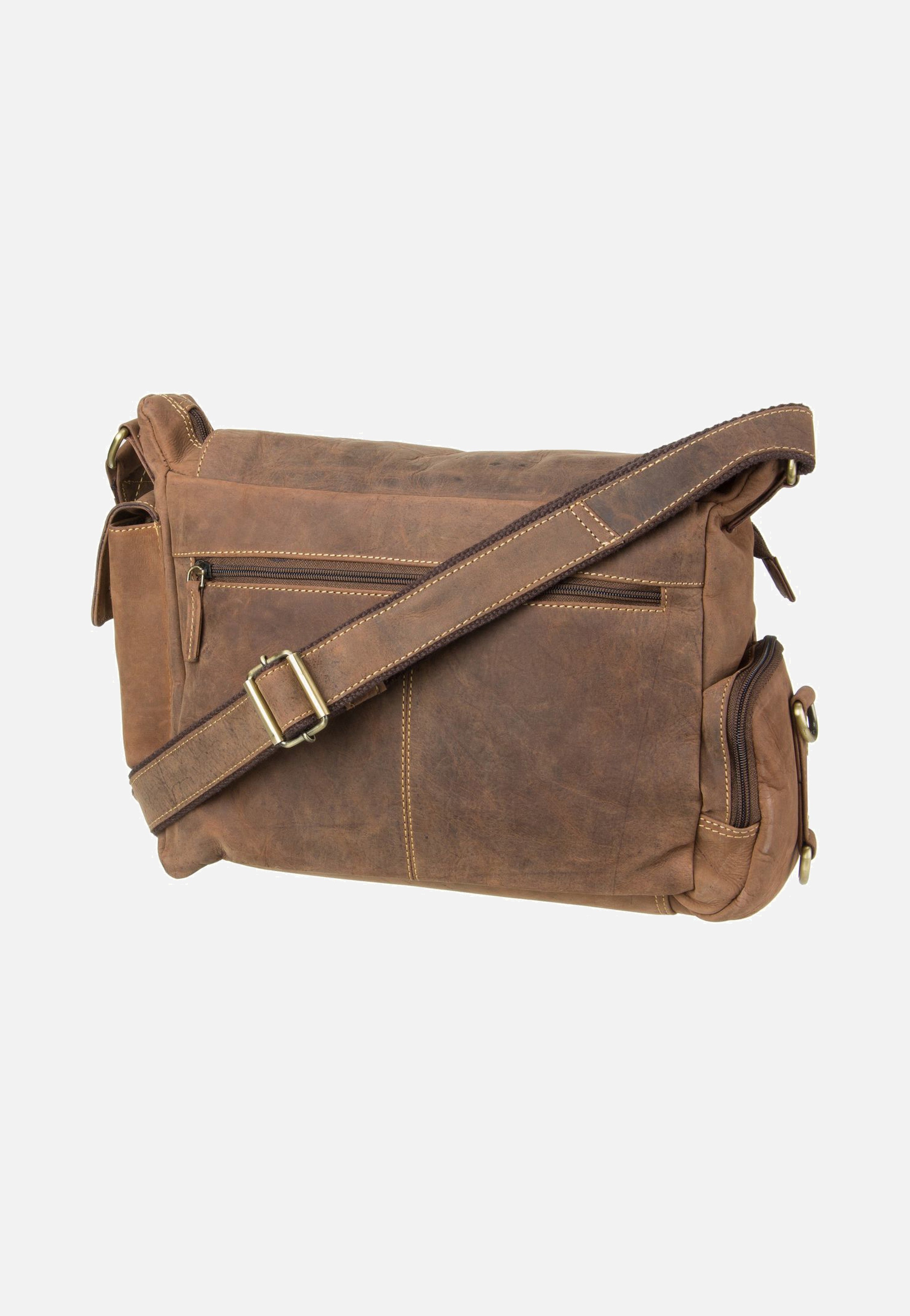Greenburry Vintage New Hunting Bag II Sattelbraun Umhängetasche