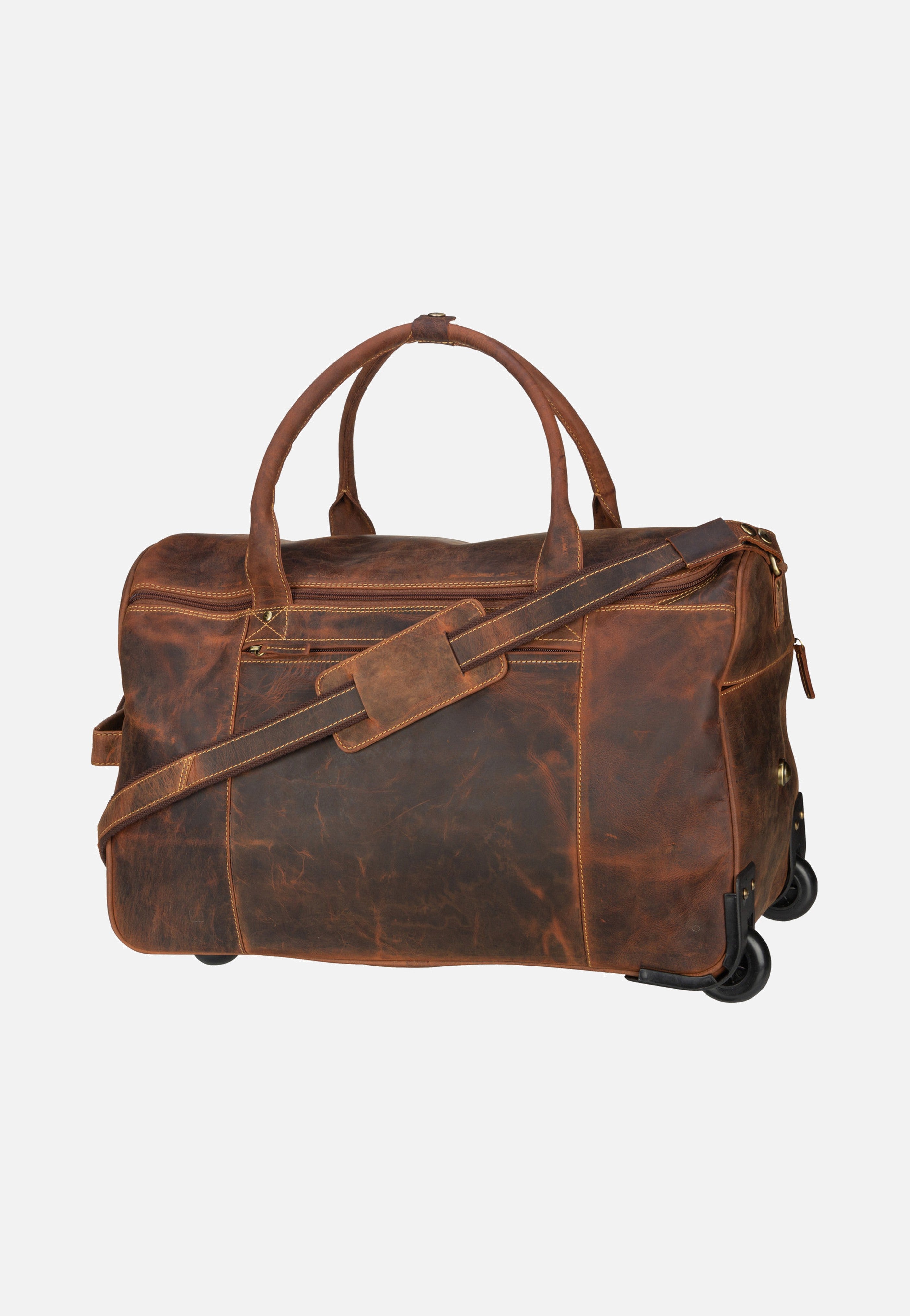 Greenburry Vintage Traveller 1736 Sattelbraun Reisetasche