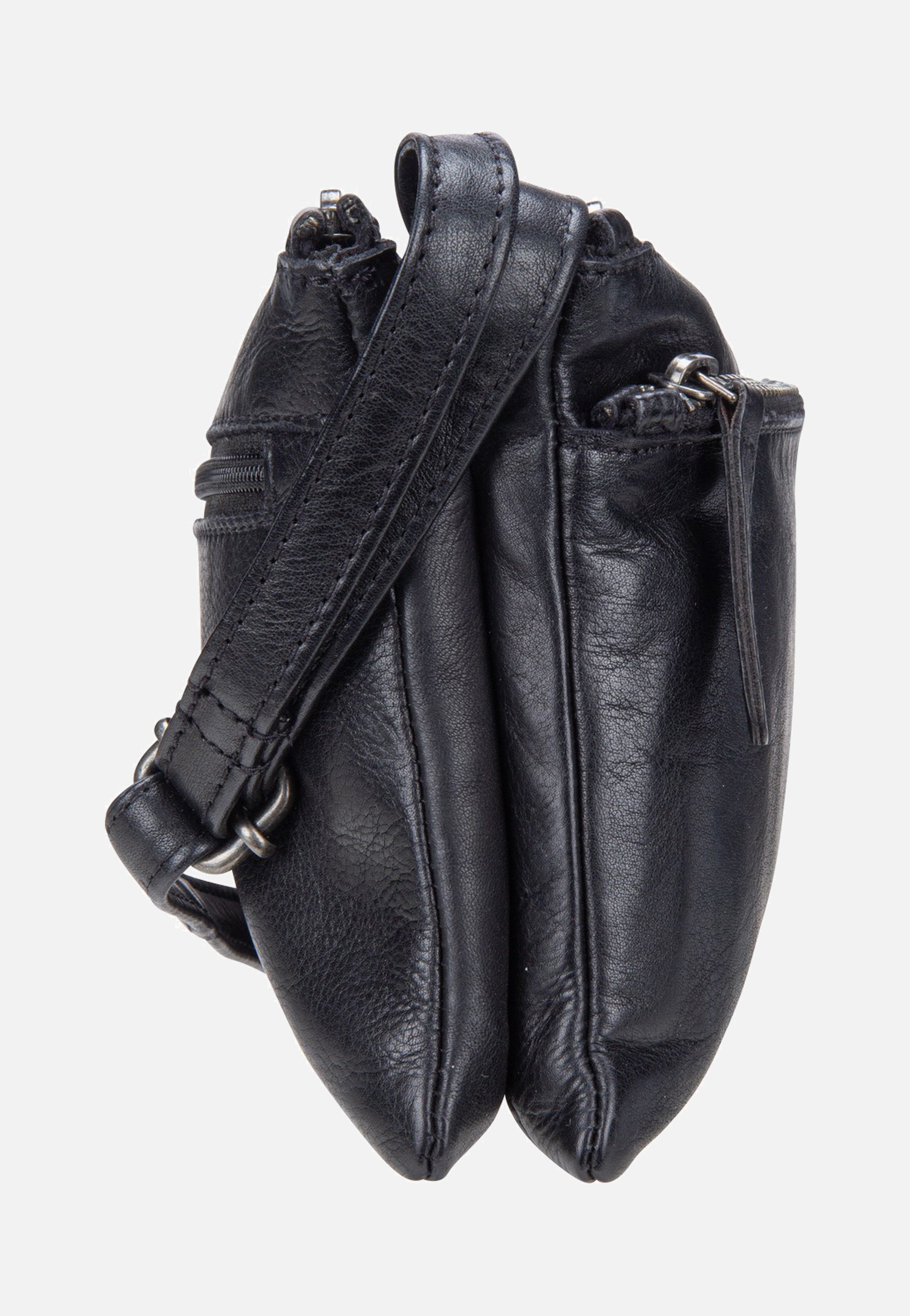 Greenburry Colombiana Rv 3 Zip Small Black Umhängetasche