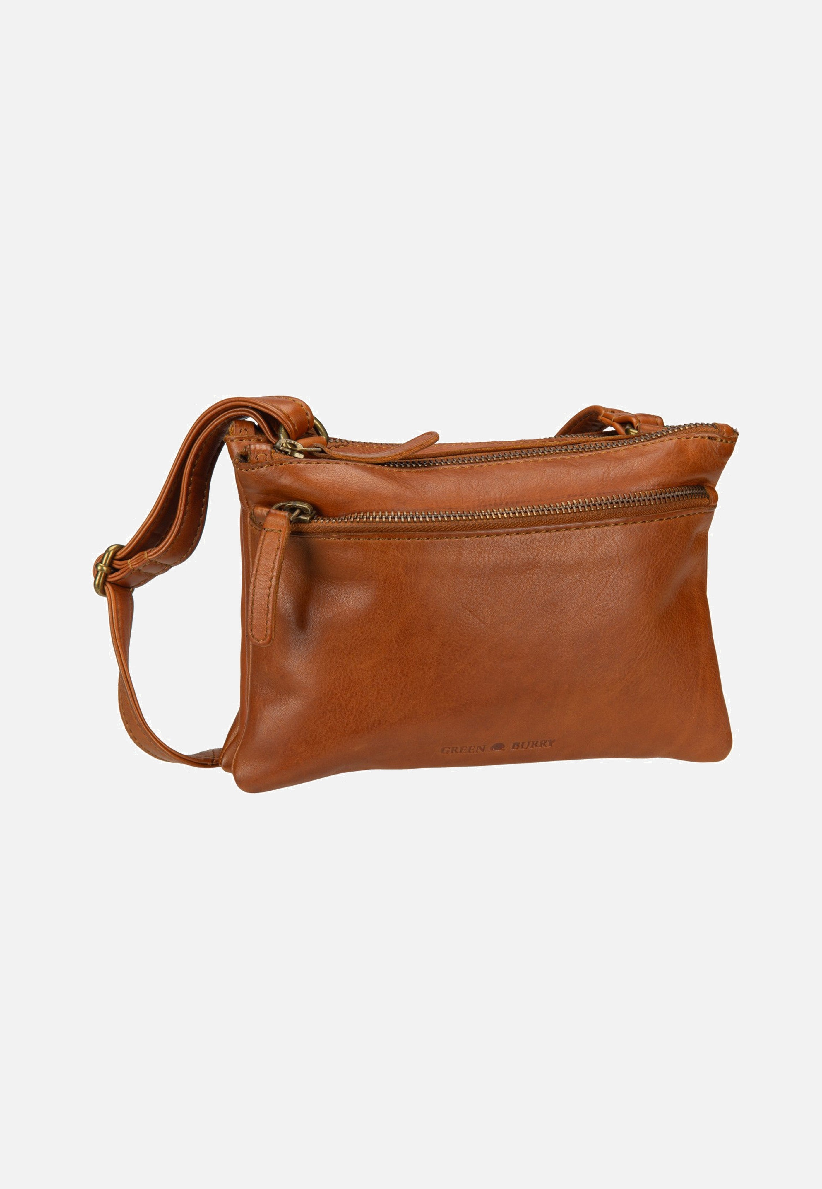 Greenburry Colombiana Rv 3 Zip Small Nougat Umhängetasche