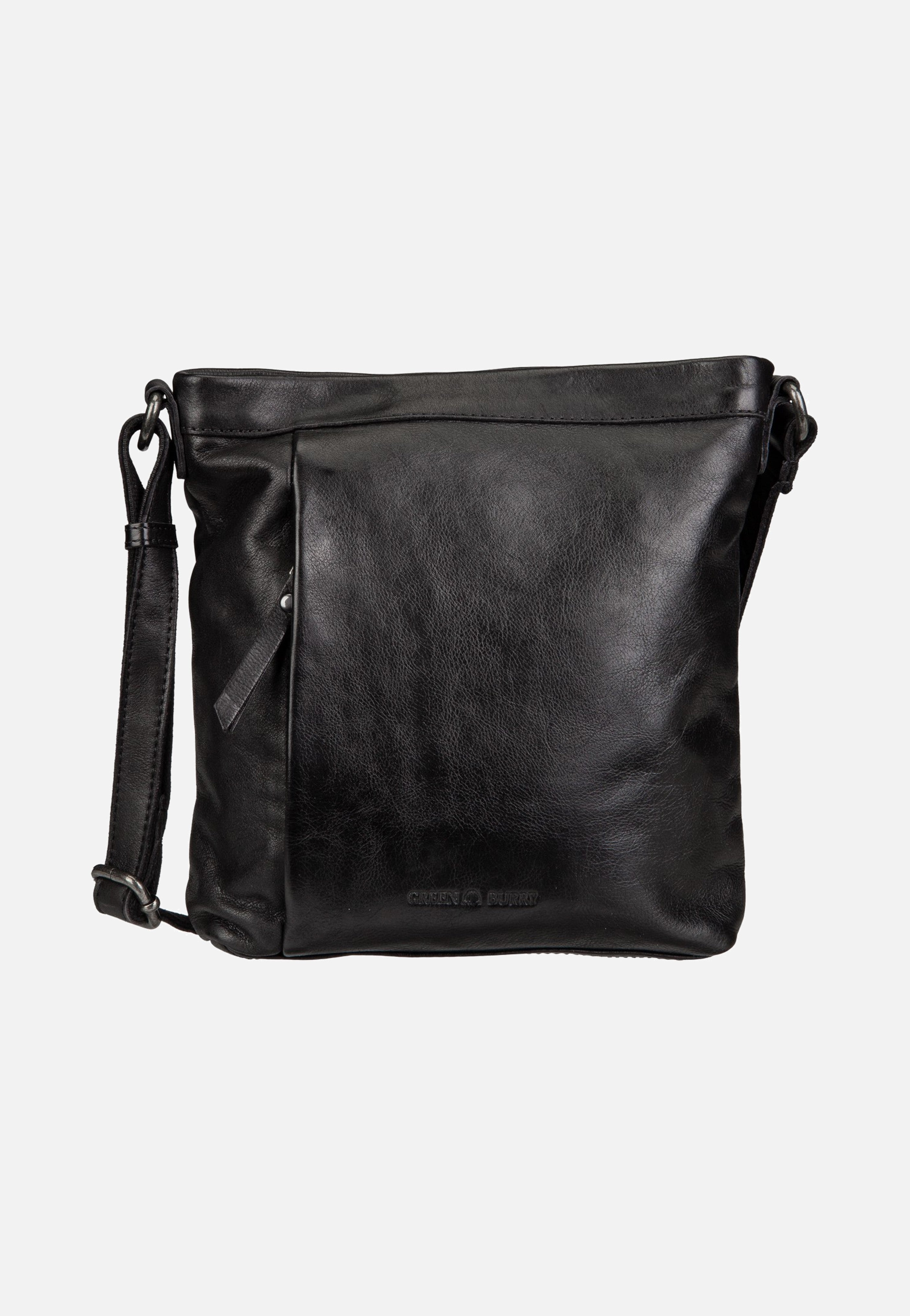 Greenburry Colombiana Shoulderbag Black Umhängetasche