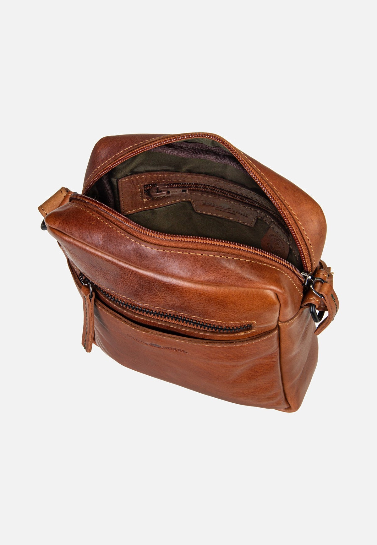 Greenburry Newport 2120 Caramel Crossbody Bag