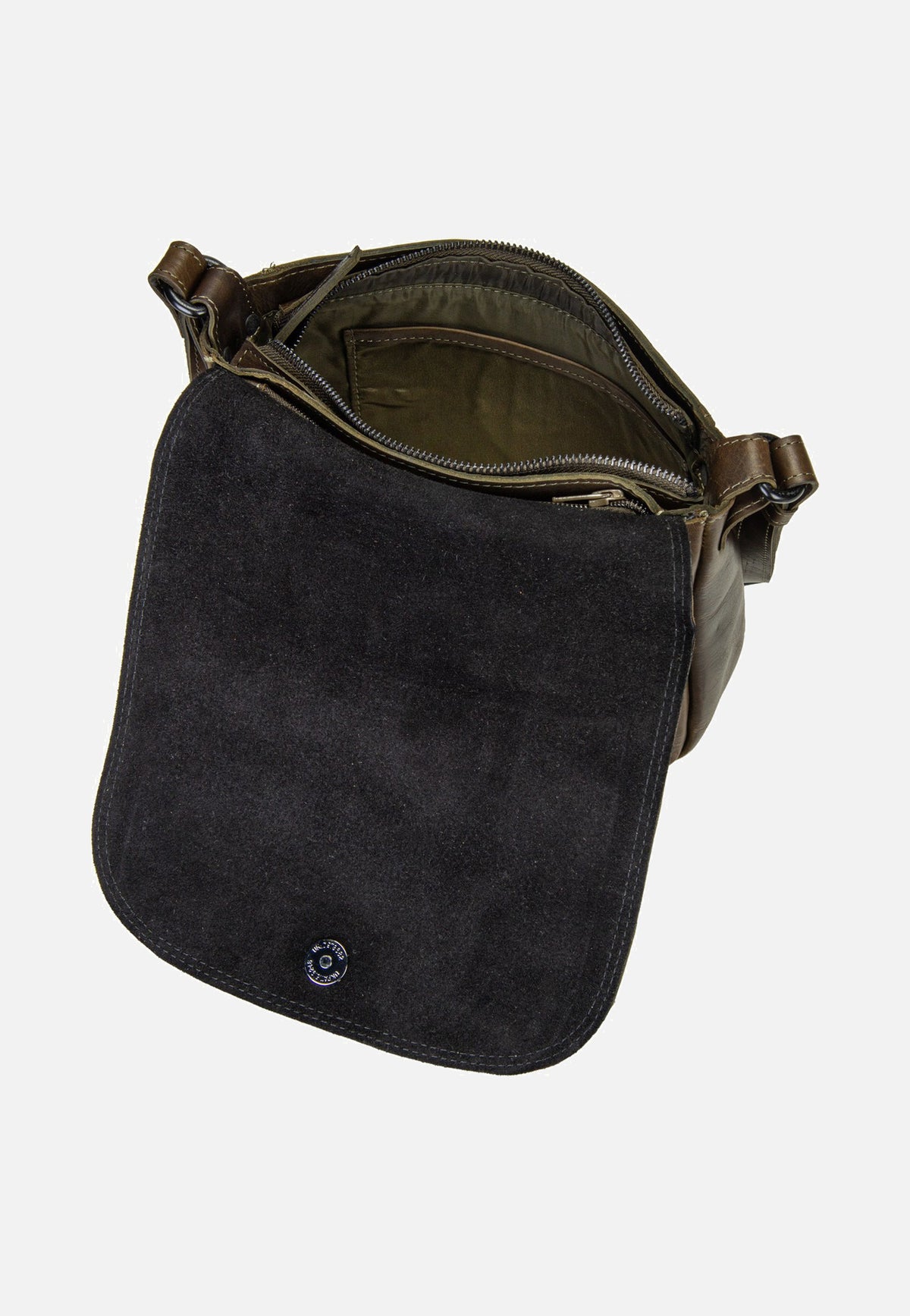 Greenburry Newport 2121 British Green Crossbody Bag