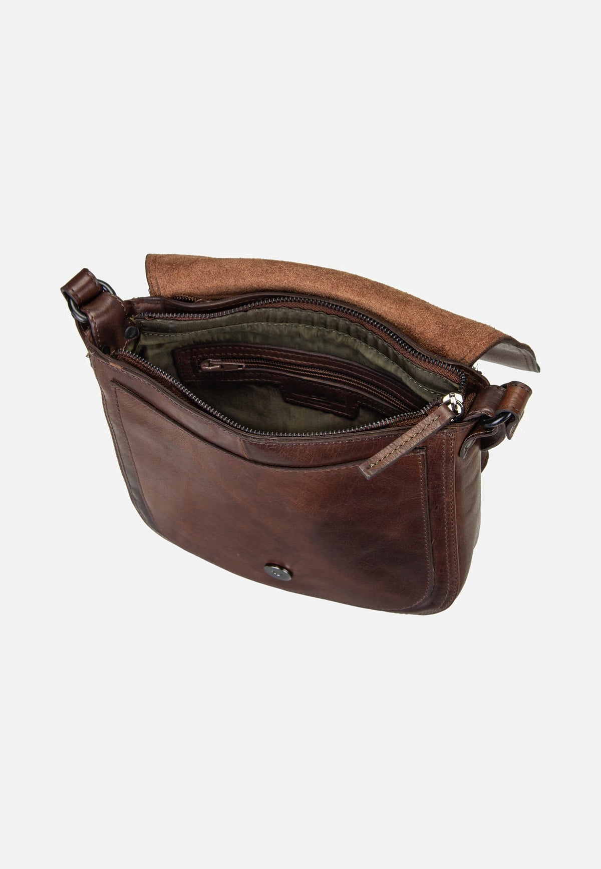Greenburry Newport 2121 Coffee Crossbody Bag