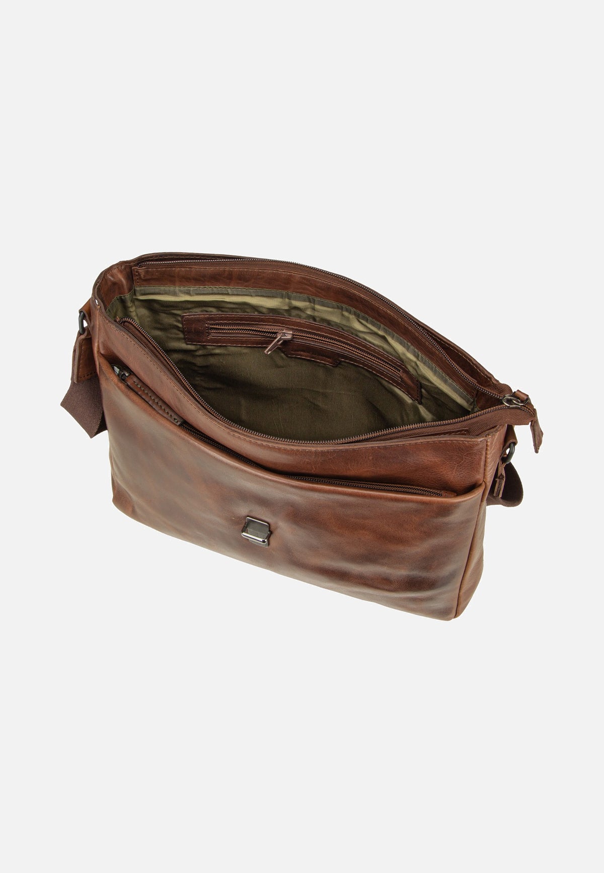 Greenburry Newport Umhänger Large Coffee Messenger Bag