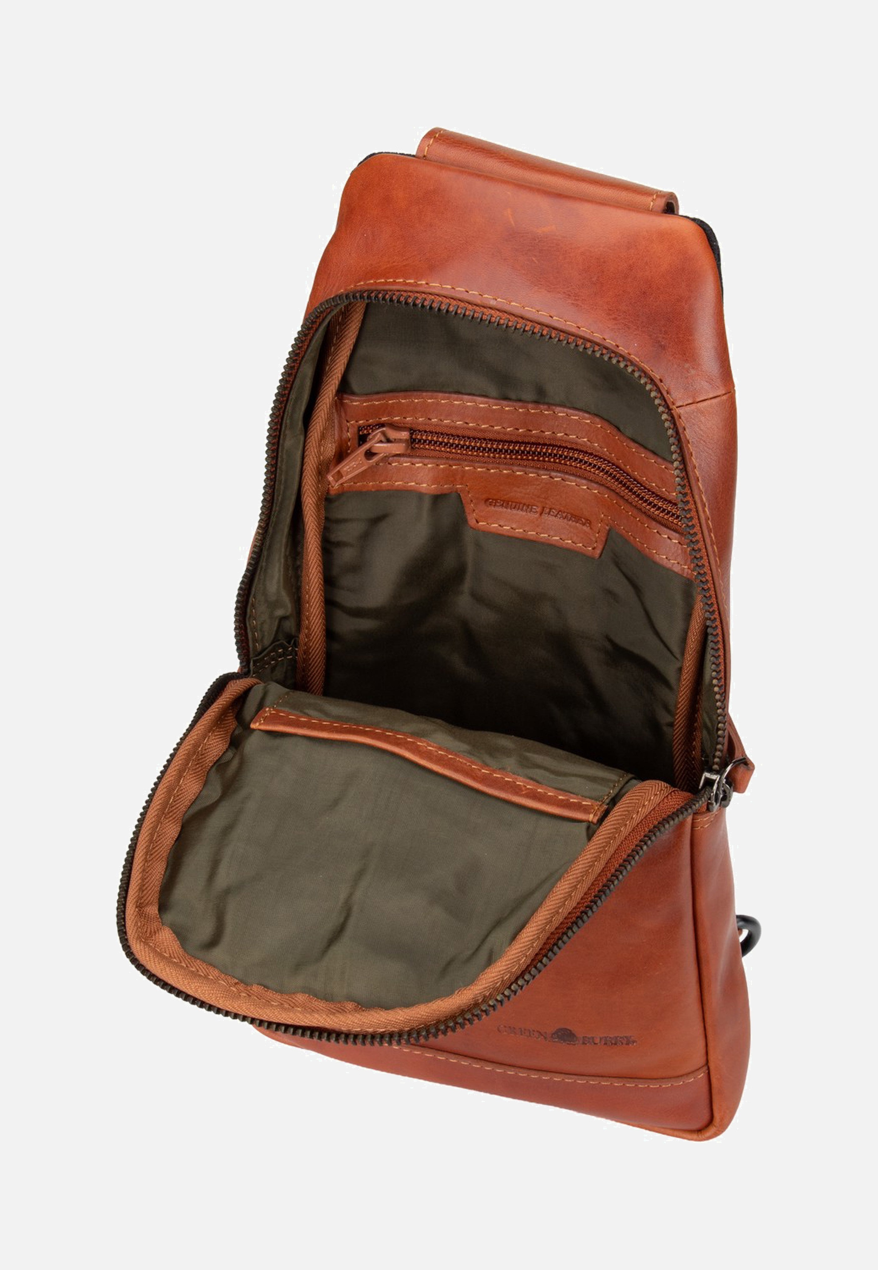 Greenburry Newport Crossover-Bag Caramel Umhängetasche