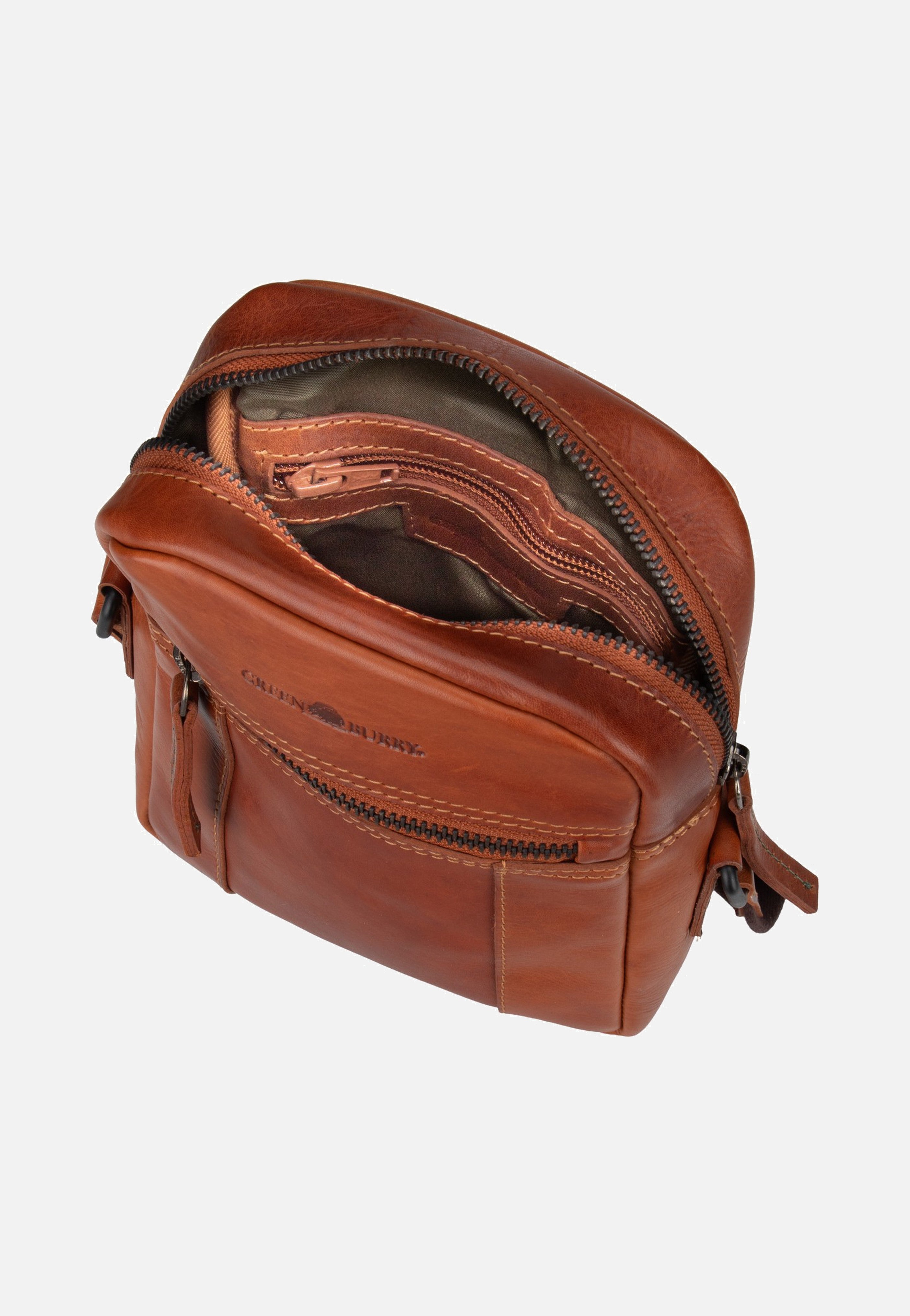 Greenburry Newport Travel Umhänger Small Caramel Umhängetasche
