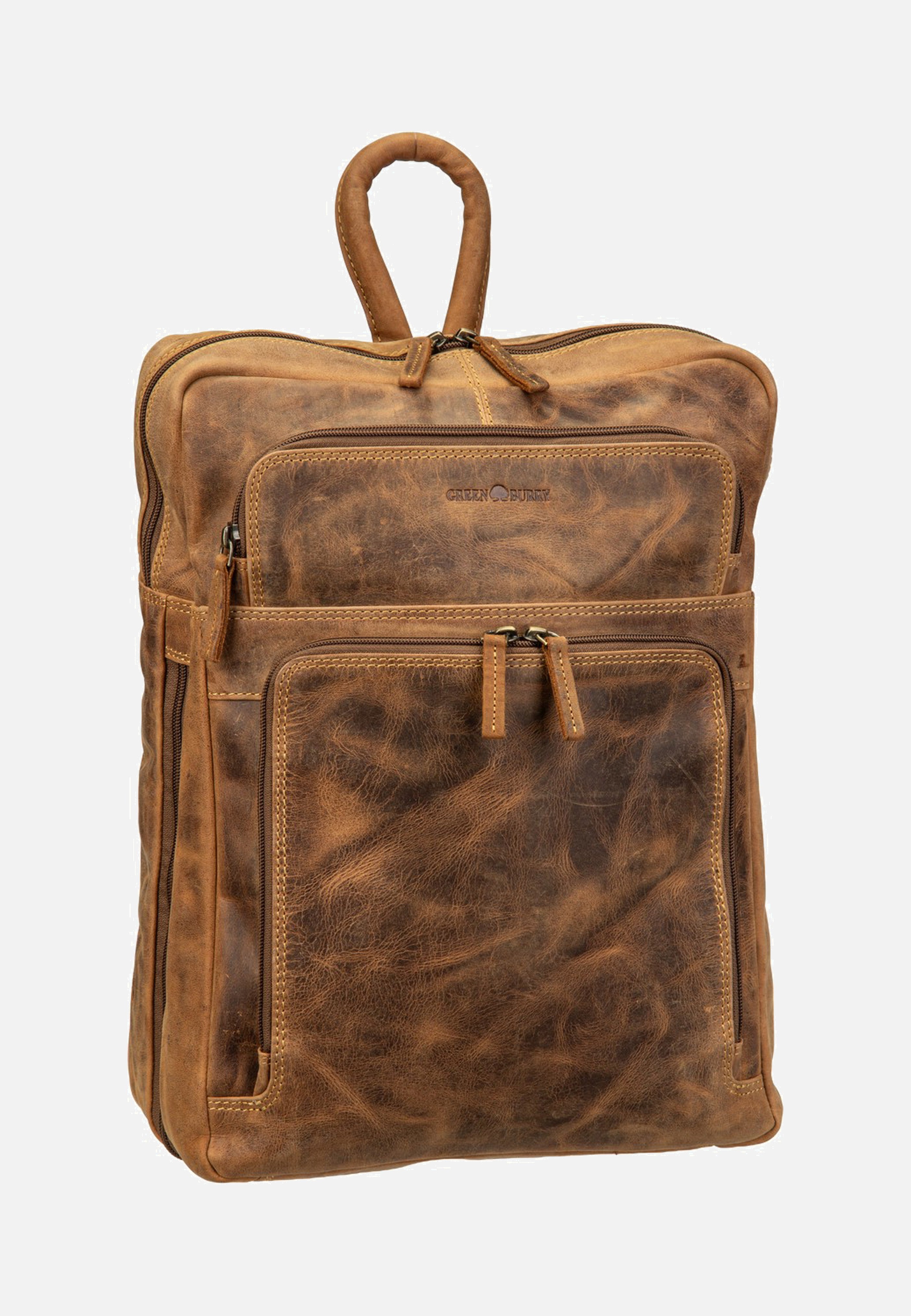 Greenburry Vintage Business Project 1 Sattelbraun Rucksack