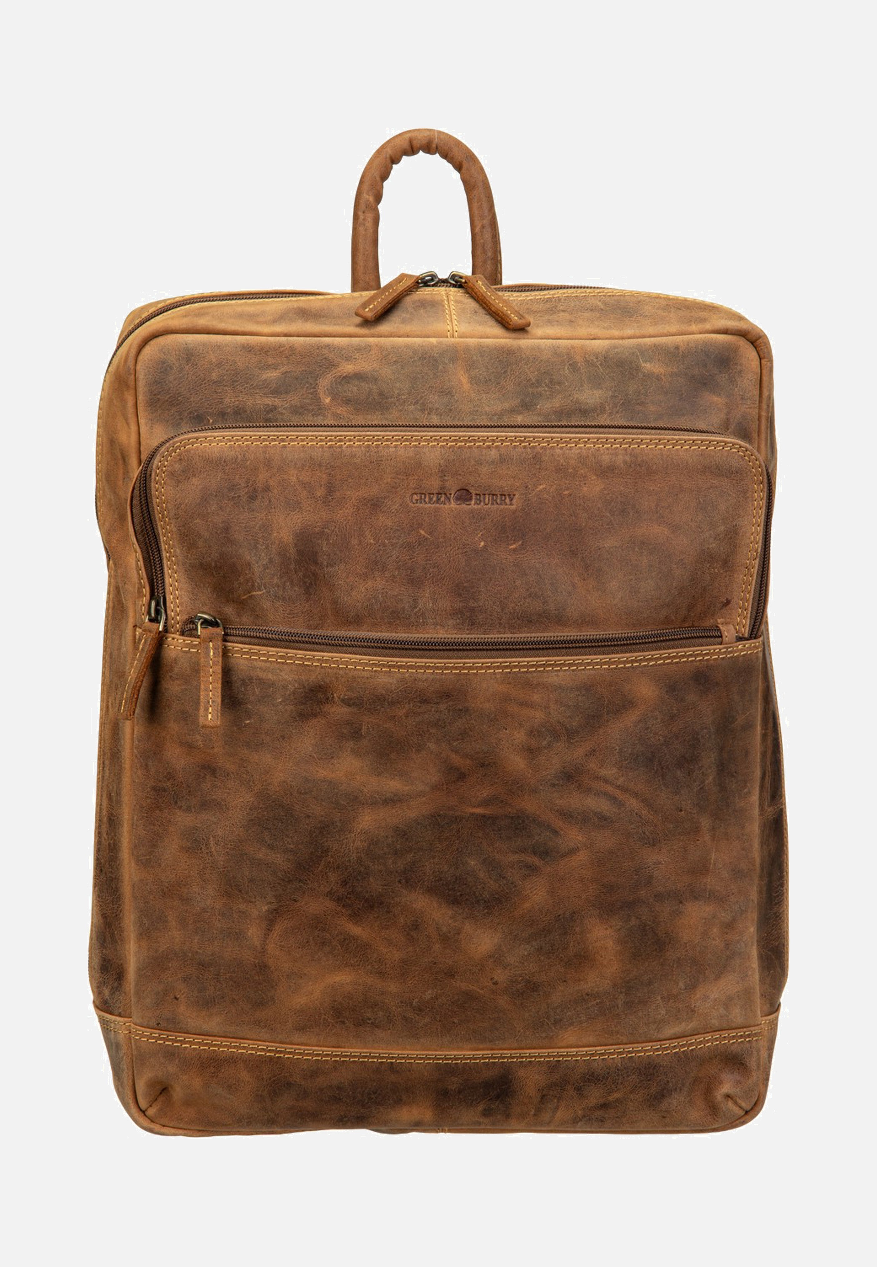 Greenburry Vintage Business Project 2 Sattelbraun Rucksack