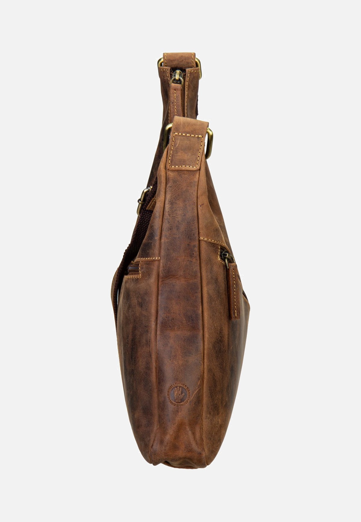 Greenburry Vintage Original Body Sattelbraun Schultertasche