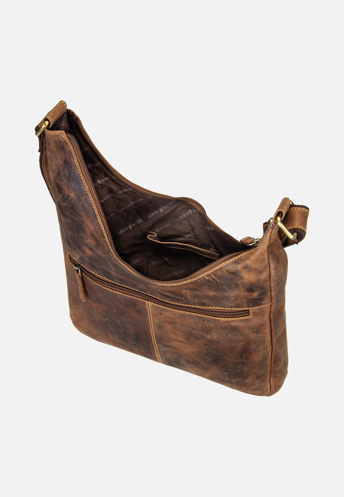 Greenburry Vintage Original Body Sattelbraun Schultertasche